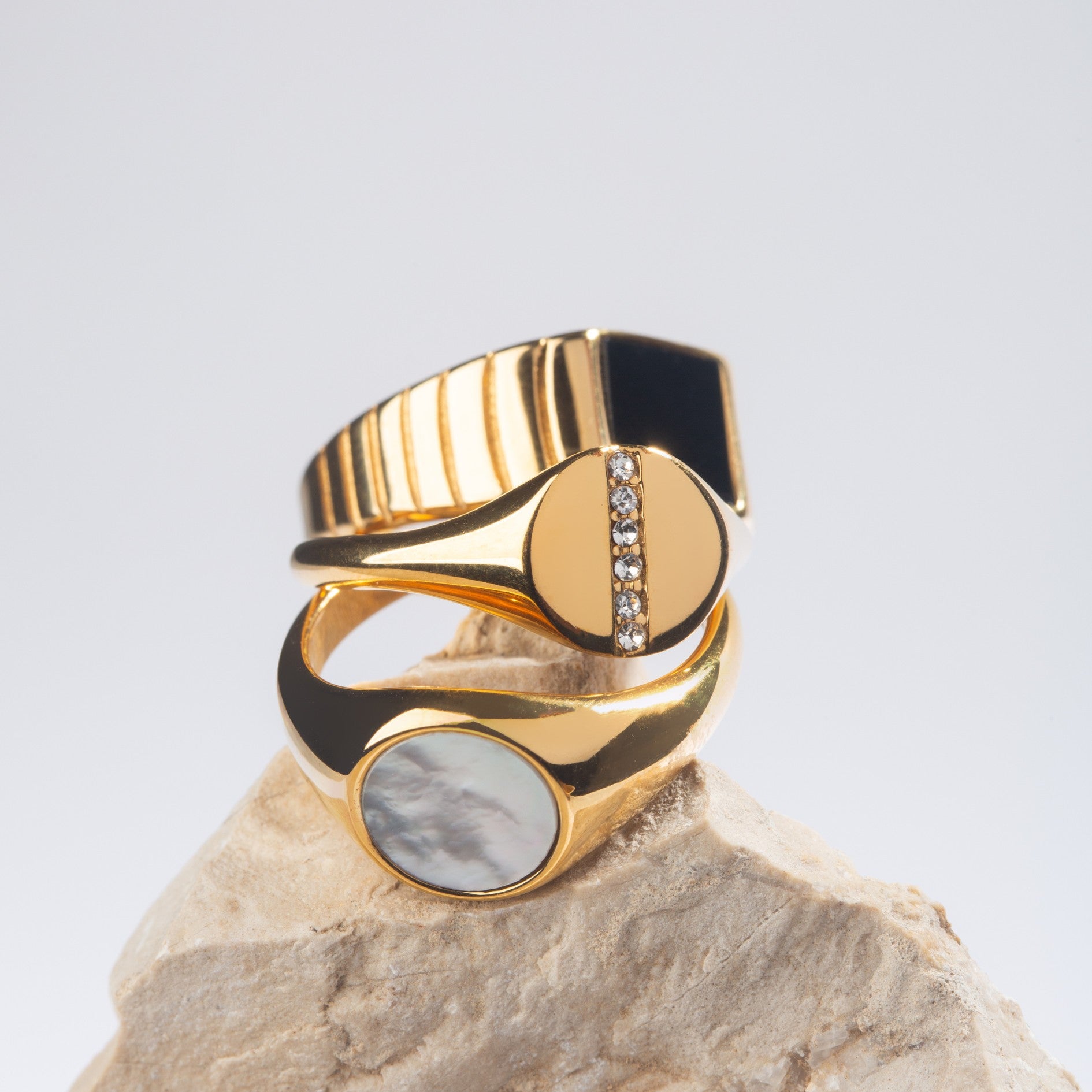 Athena Mother Of Pearl Ring