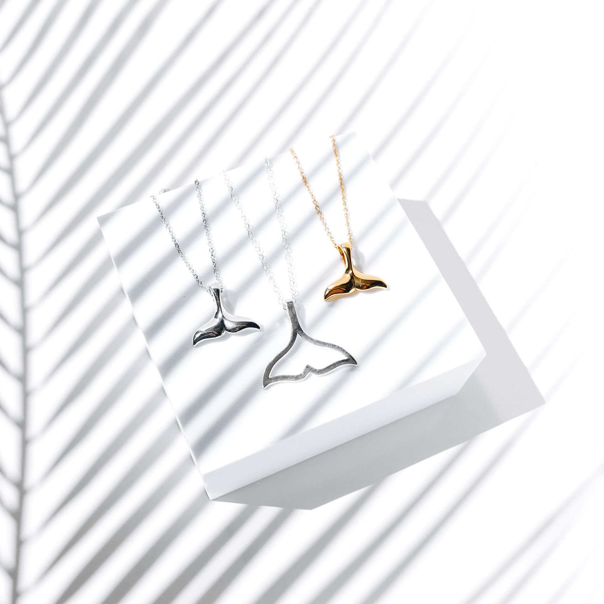 Athena Whale Tail Necklace