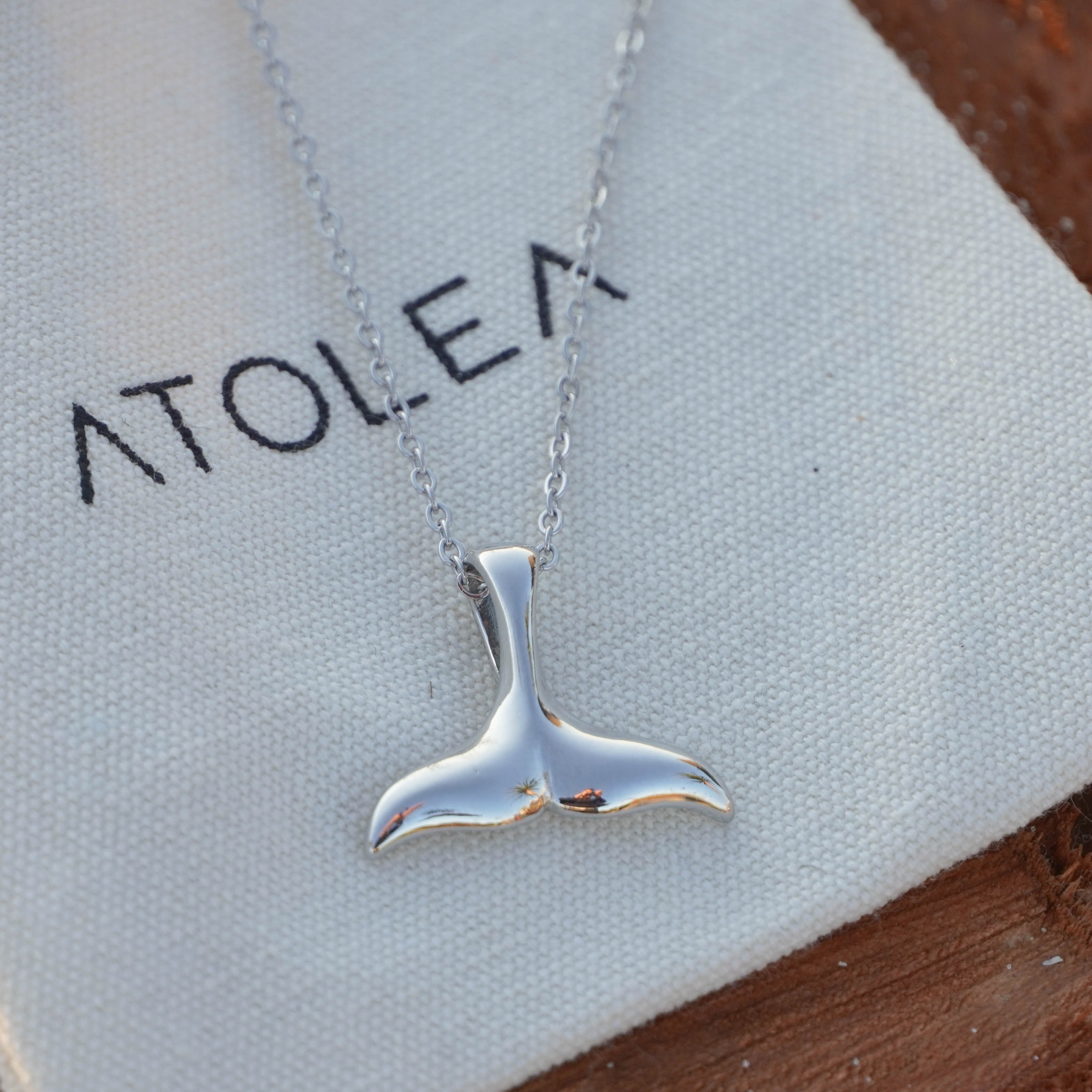 Athena Whale Tail Necklace