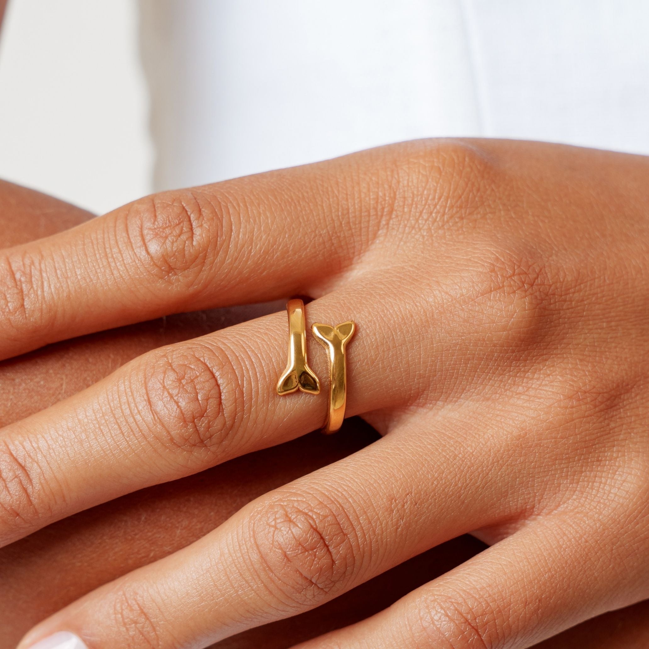 Athena Whale Tail Ring