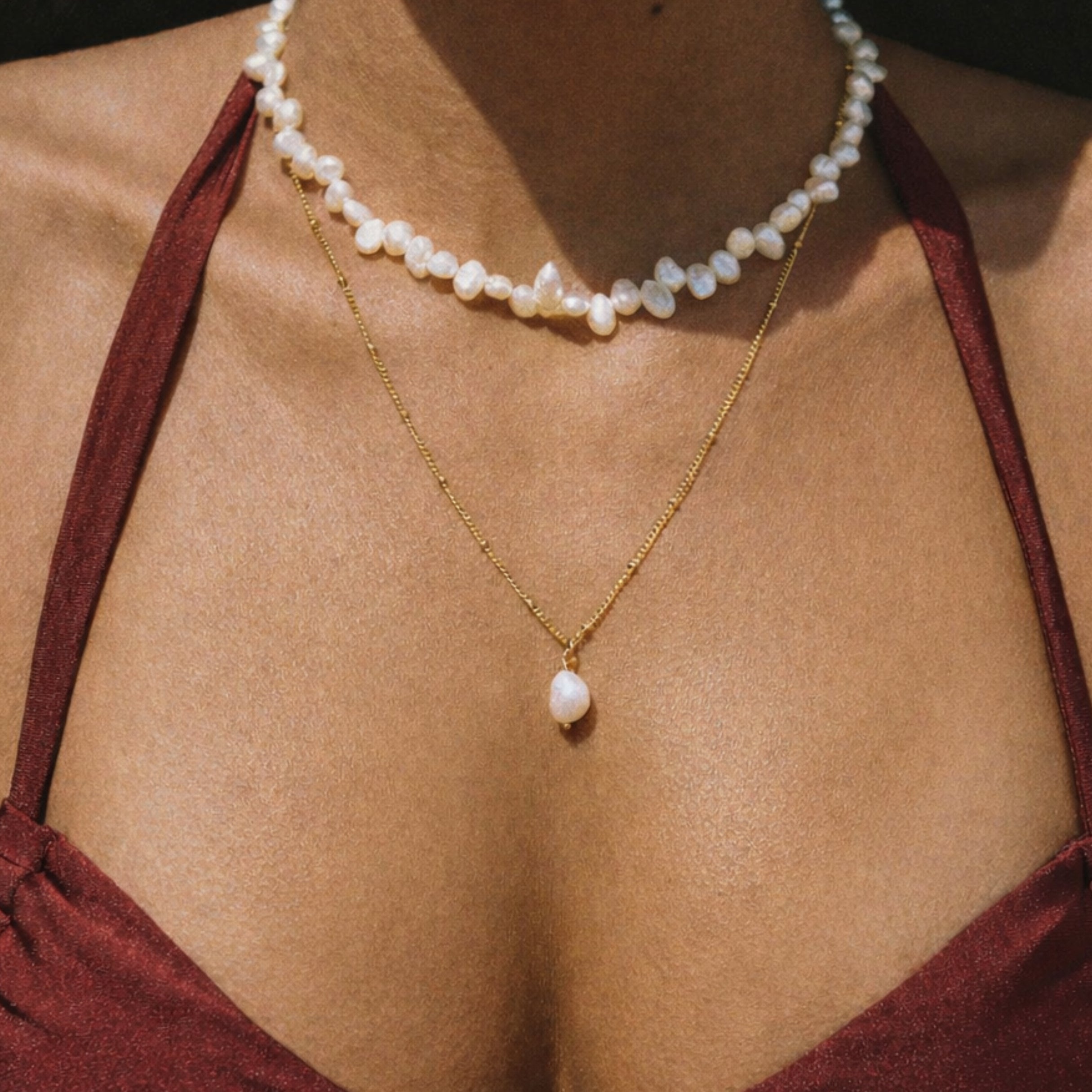 Athena Baroque Pearl Pendant