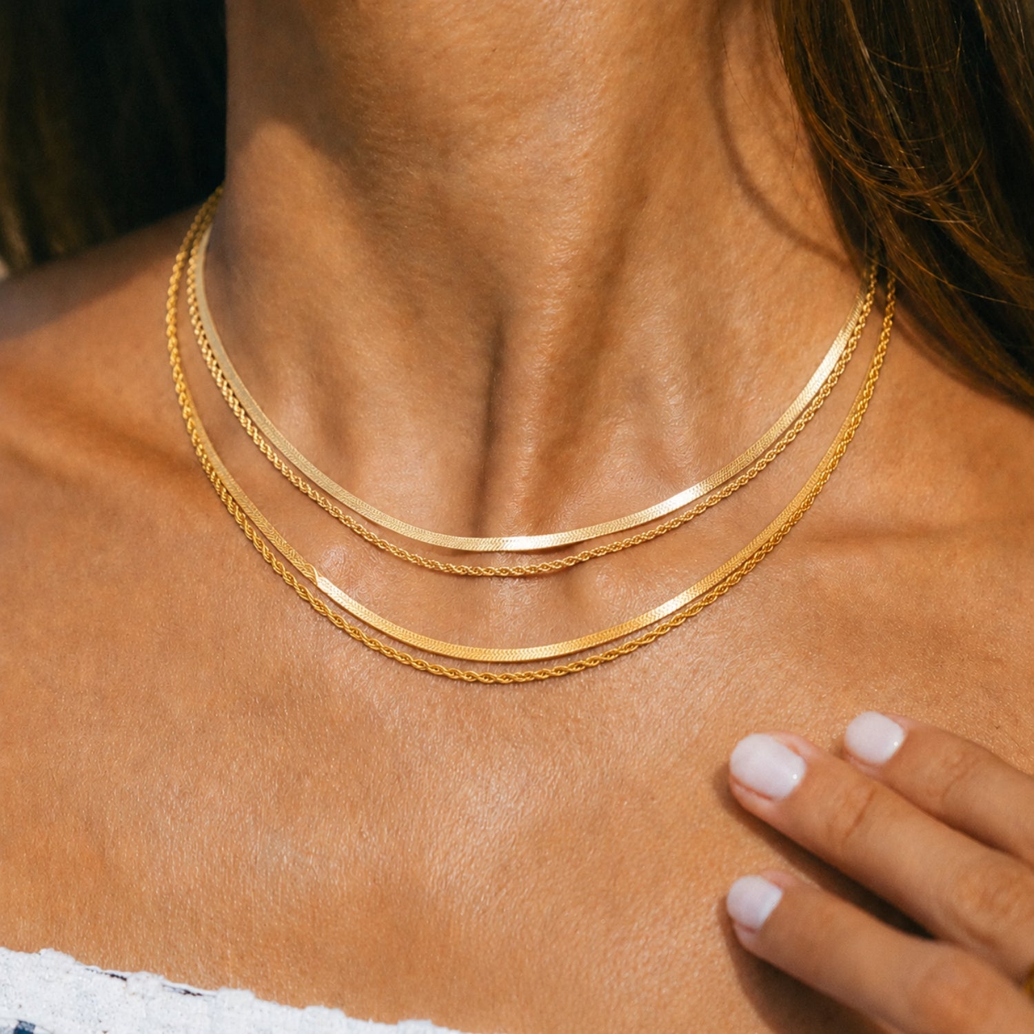 Athena "Ios" Layered Necklace