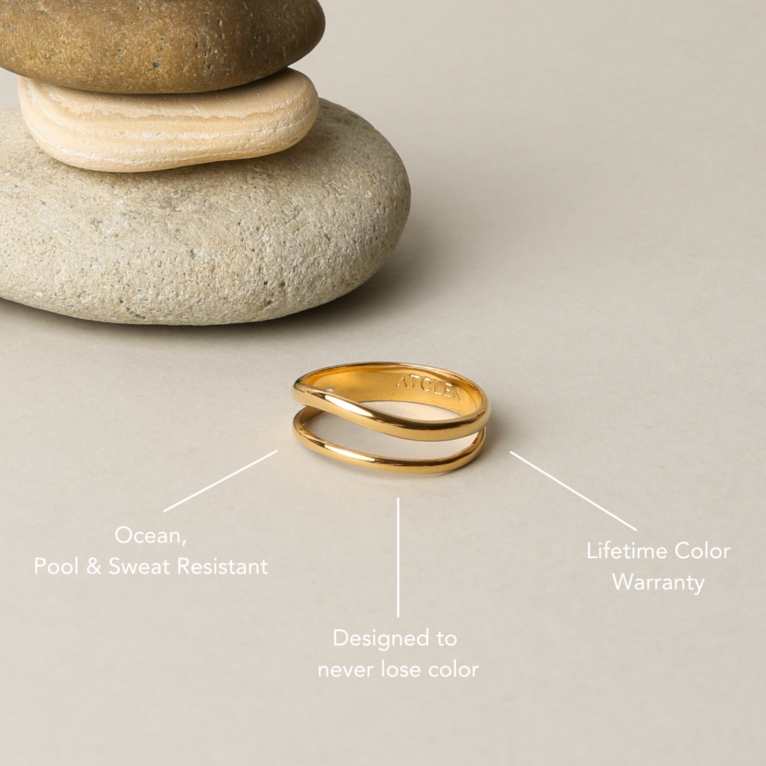 Athena "Breeze" Double Ring