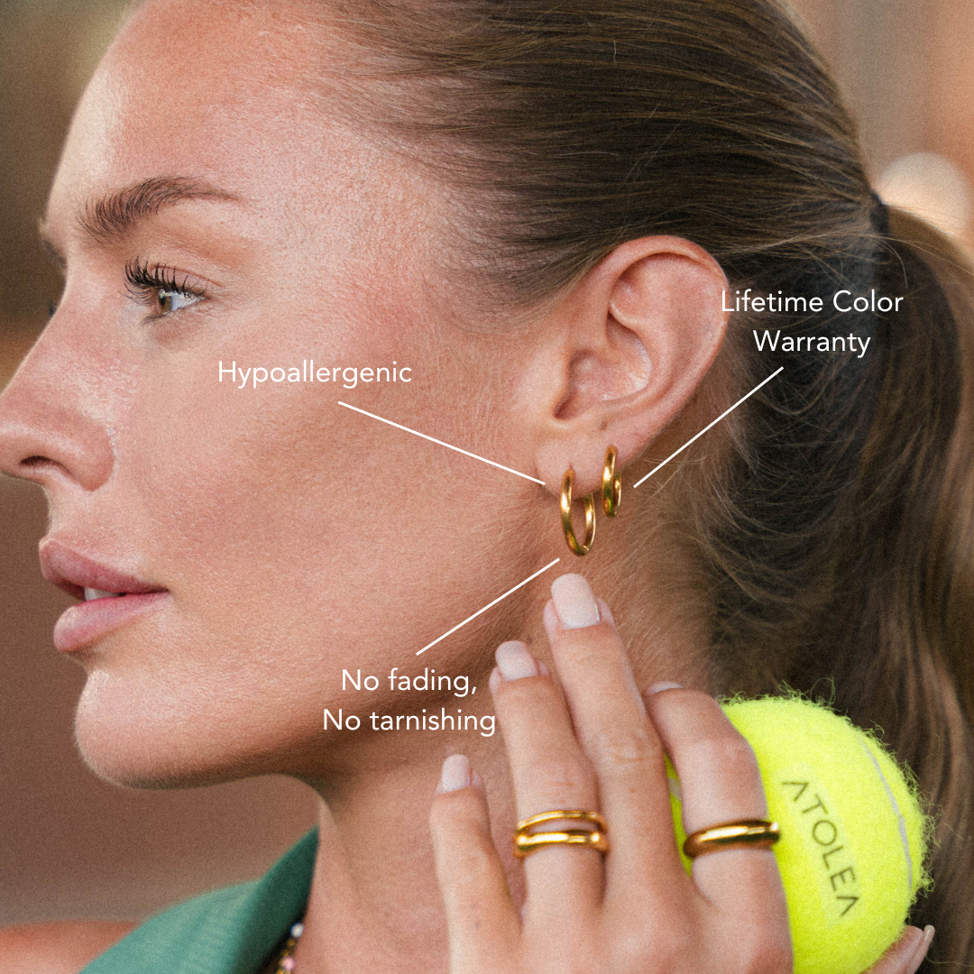 Athena Classic Hoop Earrings