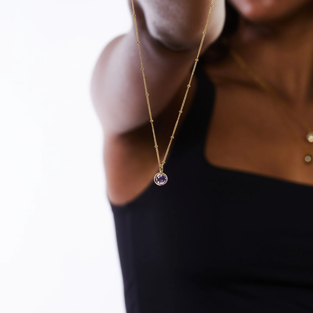 Athena Birthstone Necklace