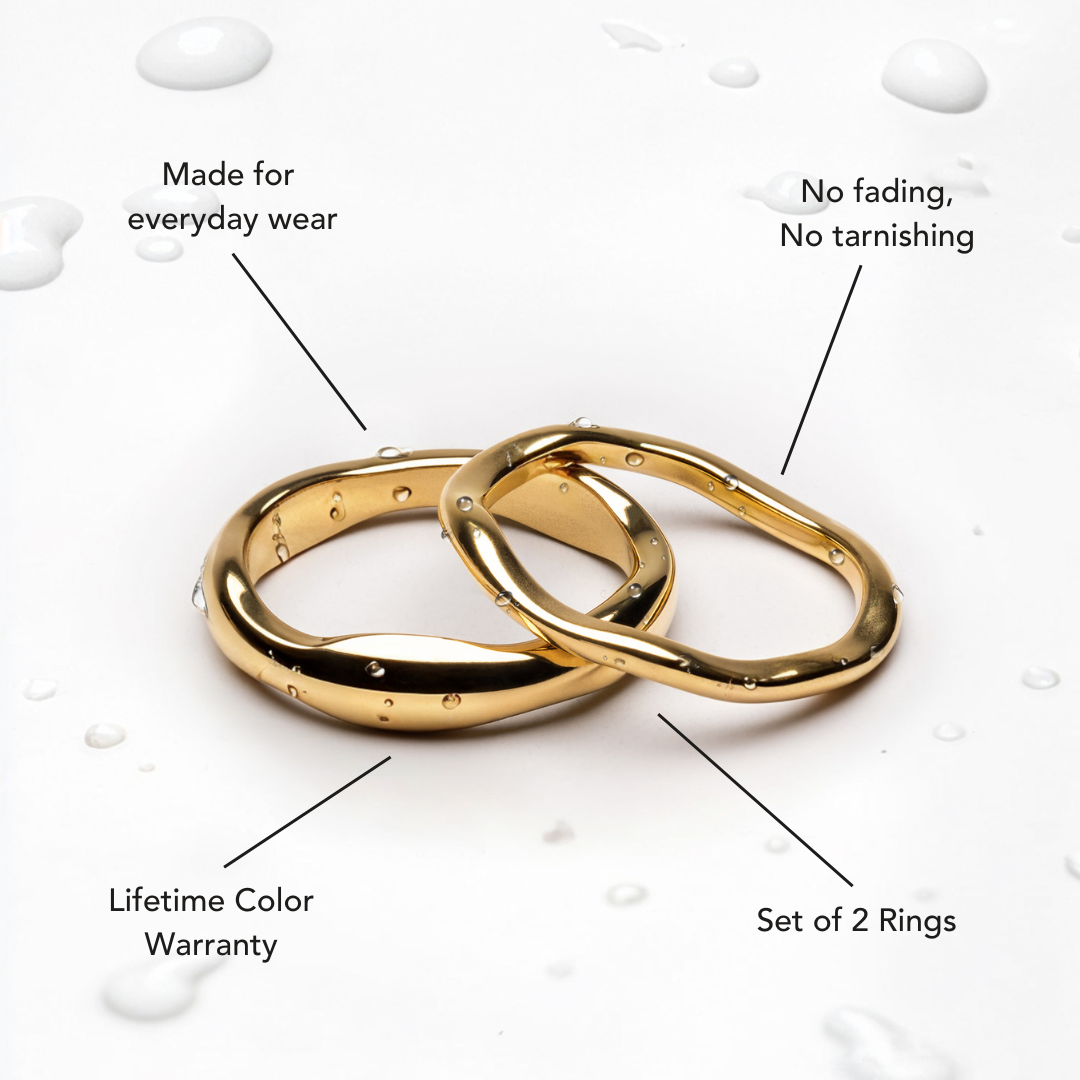 Athena "Gemini" Stackable Rings