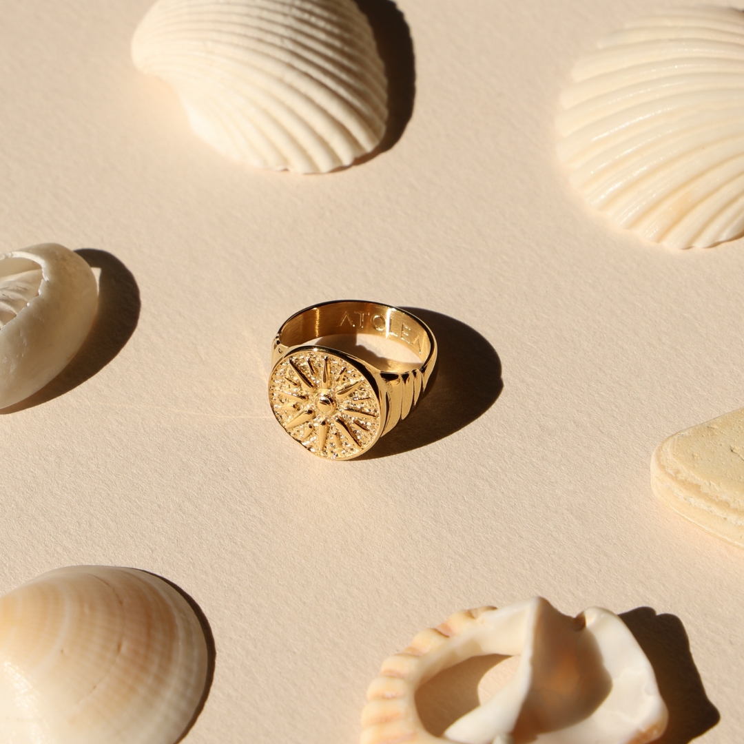 Athena Golden Sun Ring