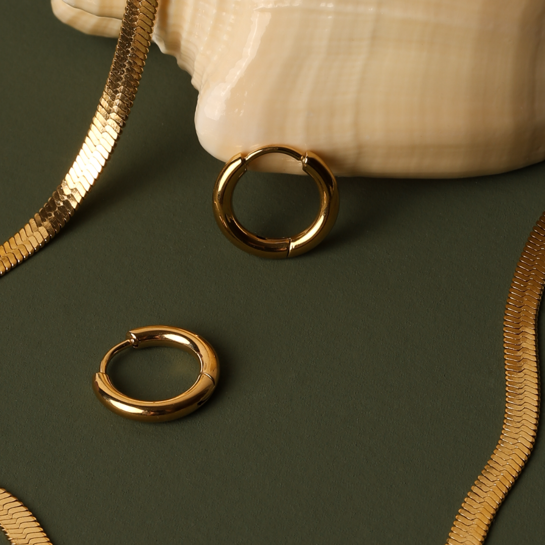 Athena Classic Hoop Earrings