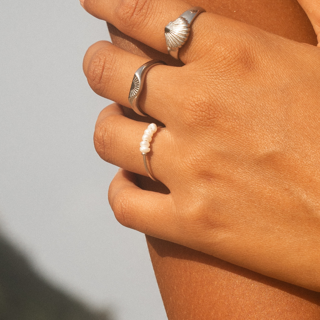 Athena Mini Pearls Ring