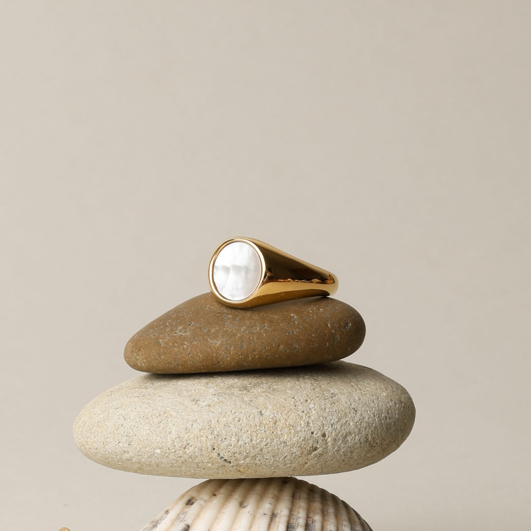 Athena Mother Of Pearl Ring