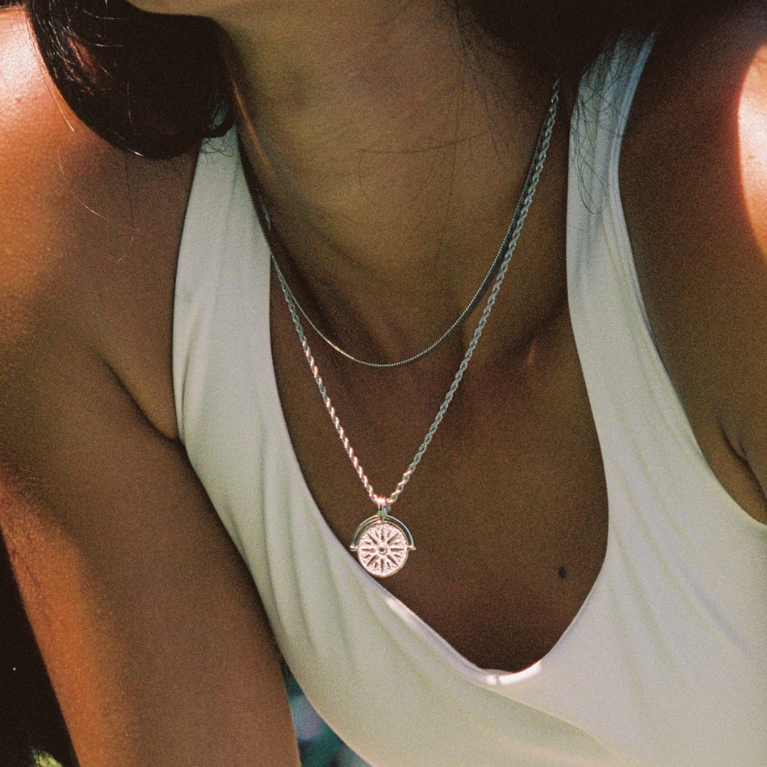 Athena Golden Sun Necklace