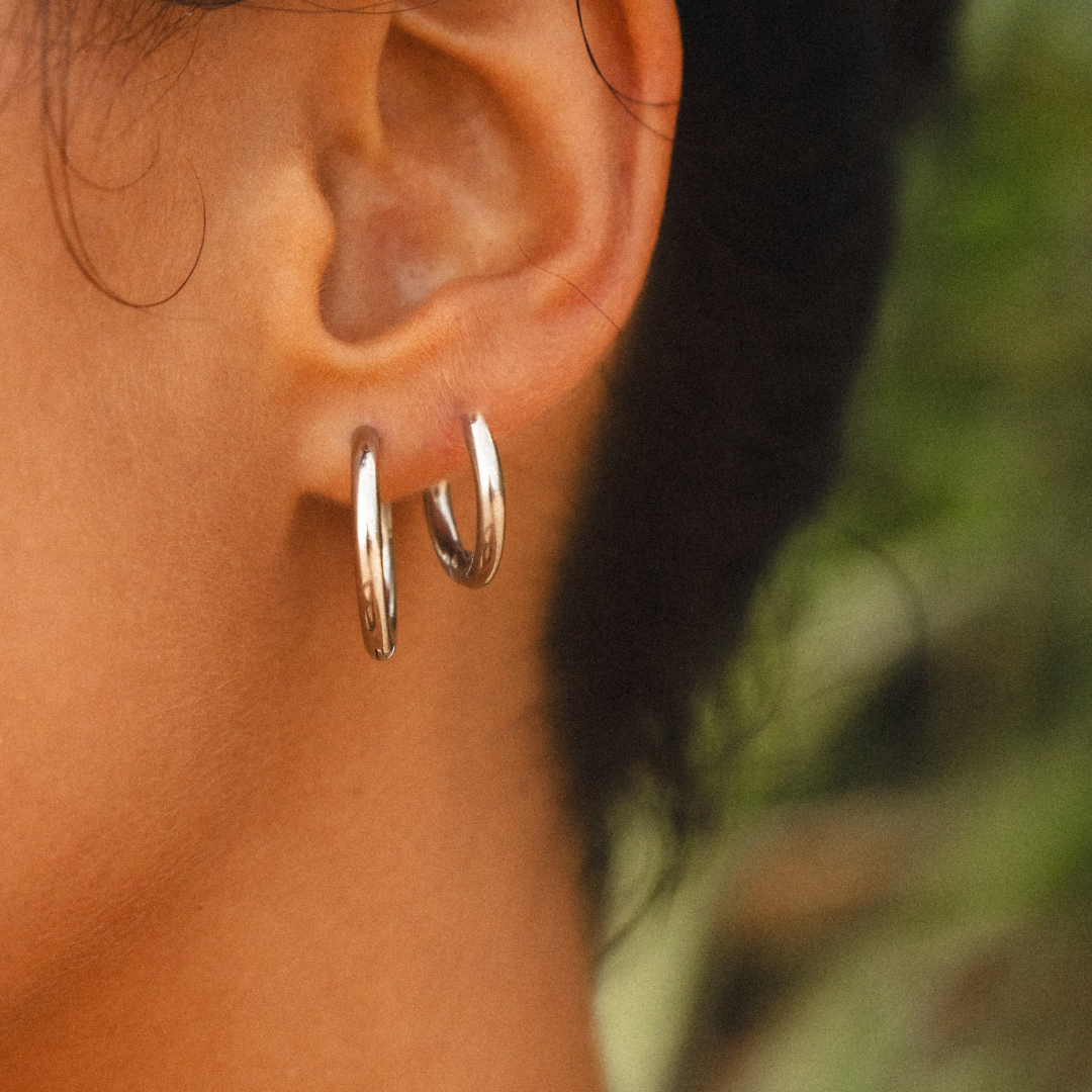 Athena Classic Hoop Earrings