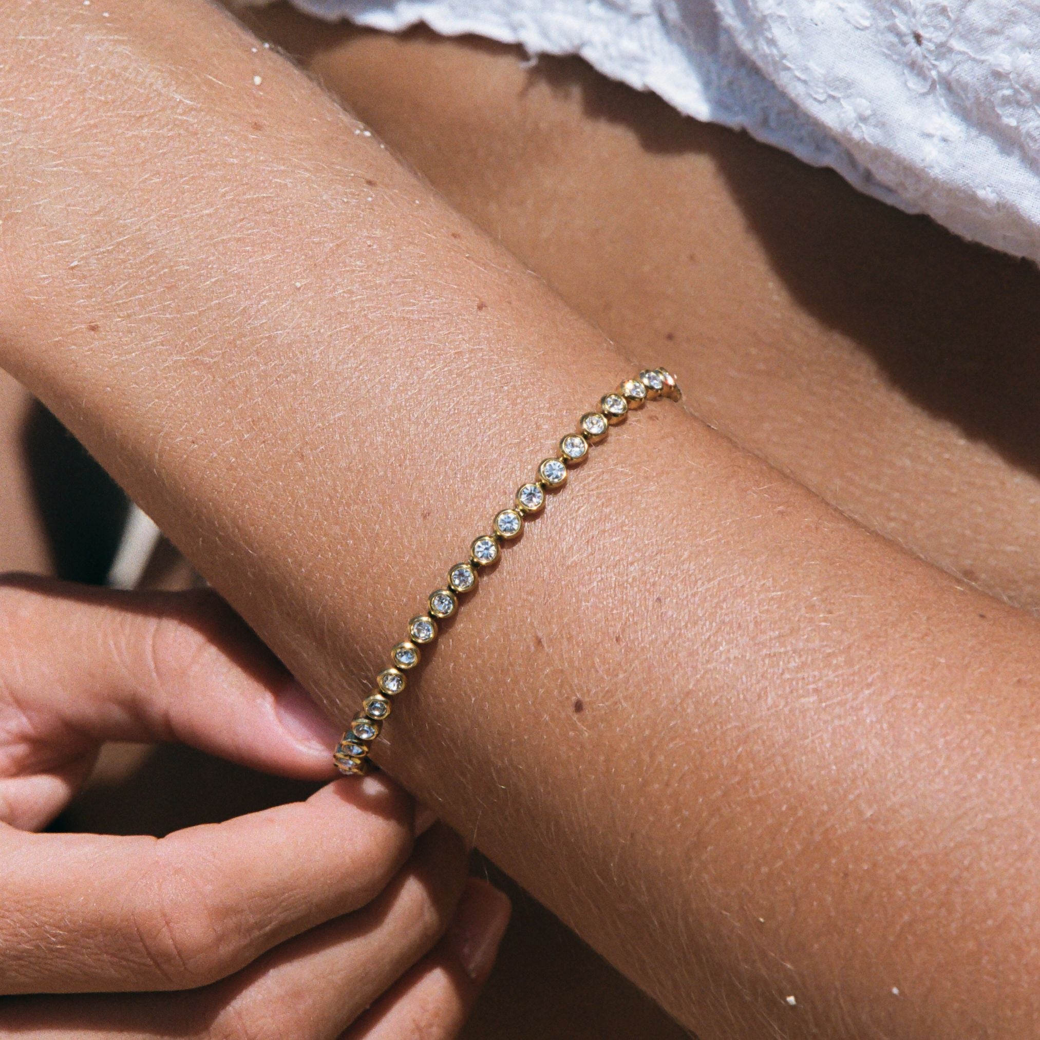 Athena Tennis Bracelet