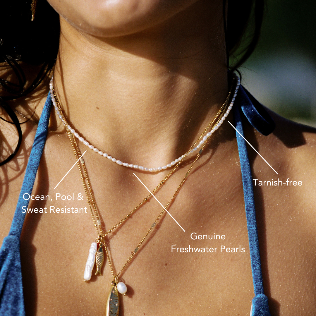 Athena Tiny Pearls Choker