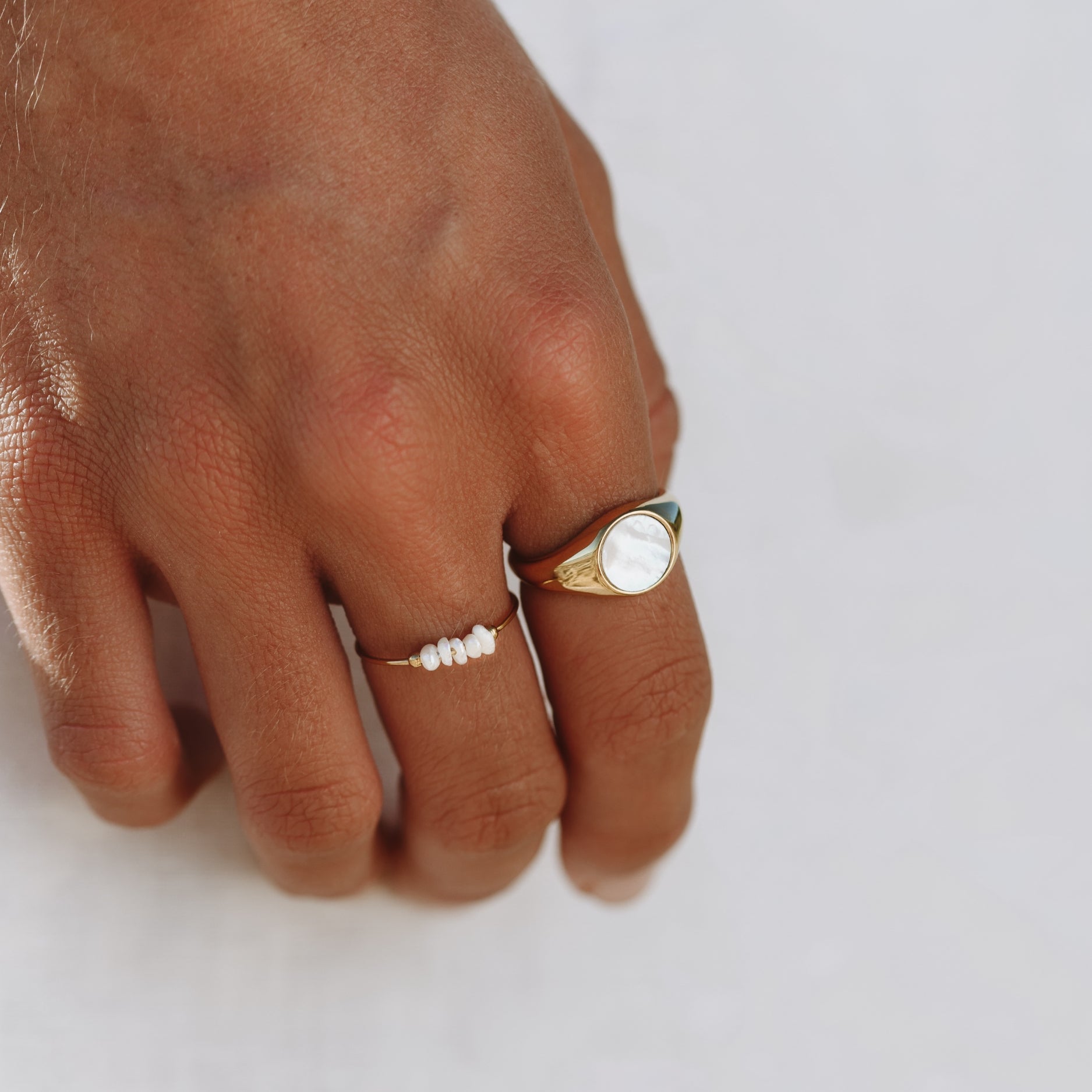 Athena Mini Pearls Ring