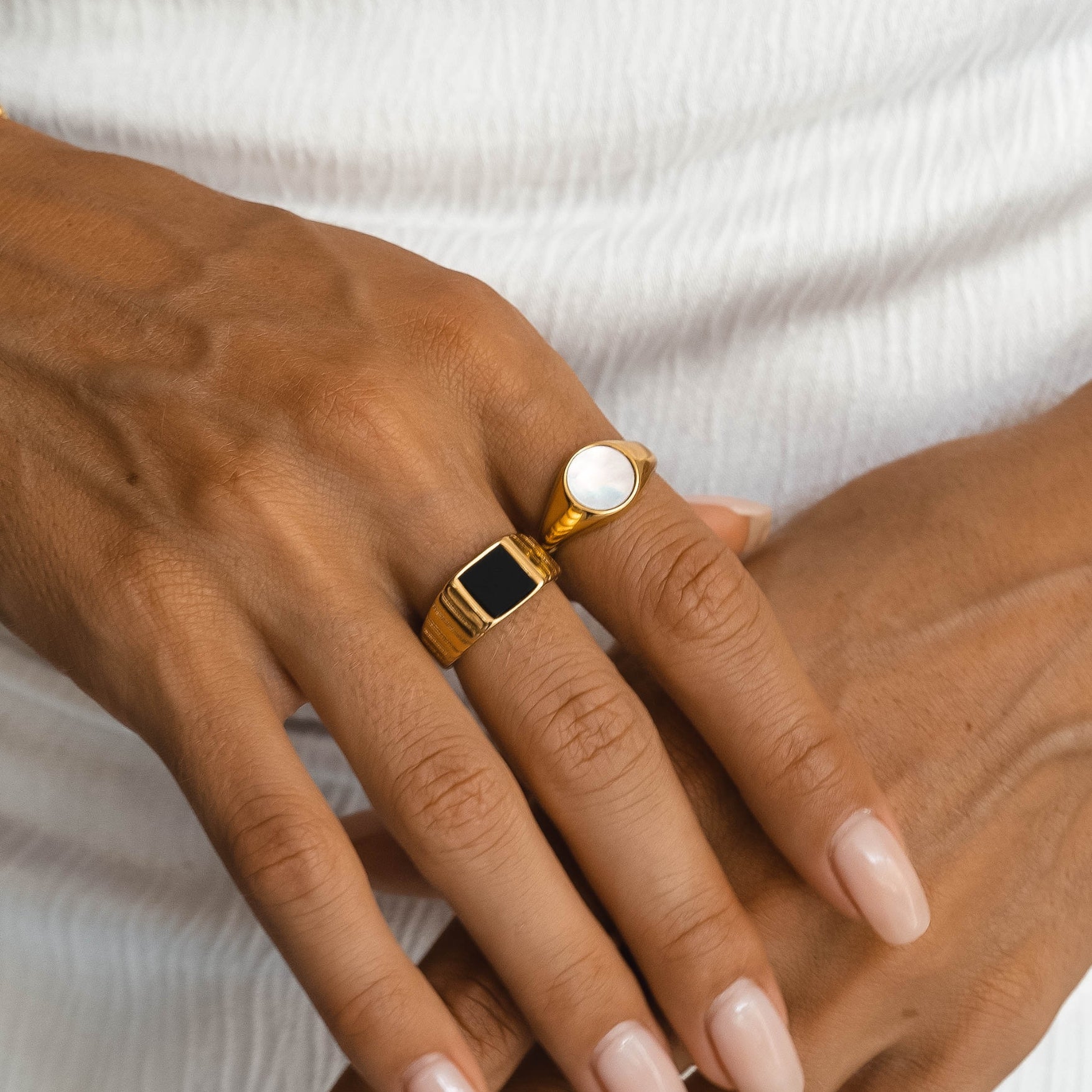 Athena "Kaya" Onyx Ring