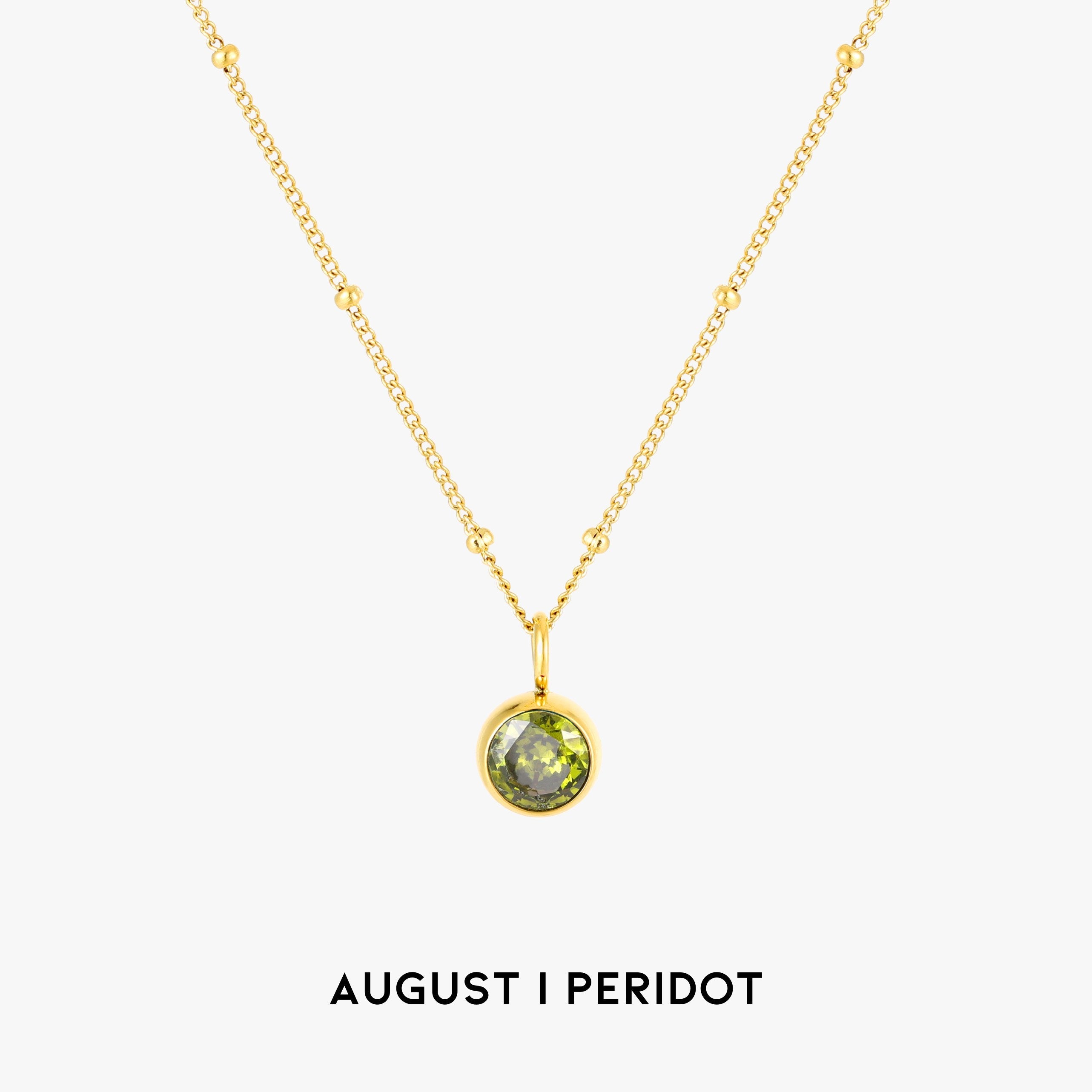 Athena Birthstone Necklace