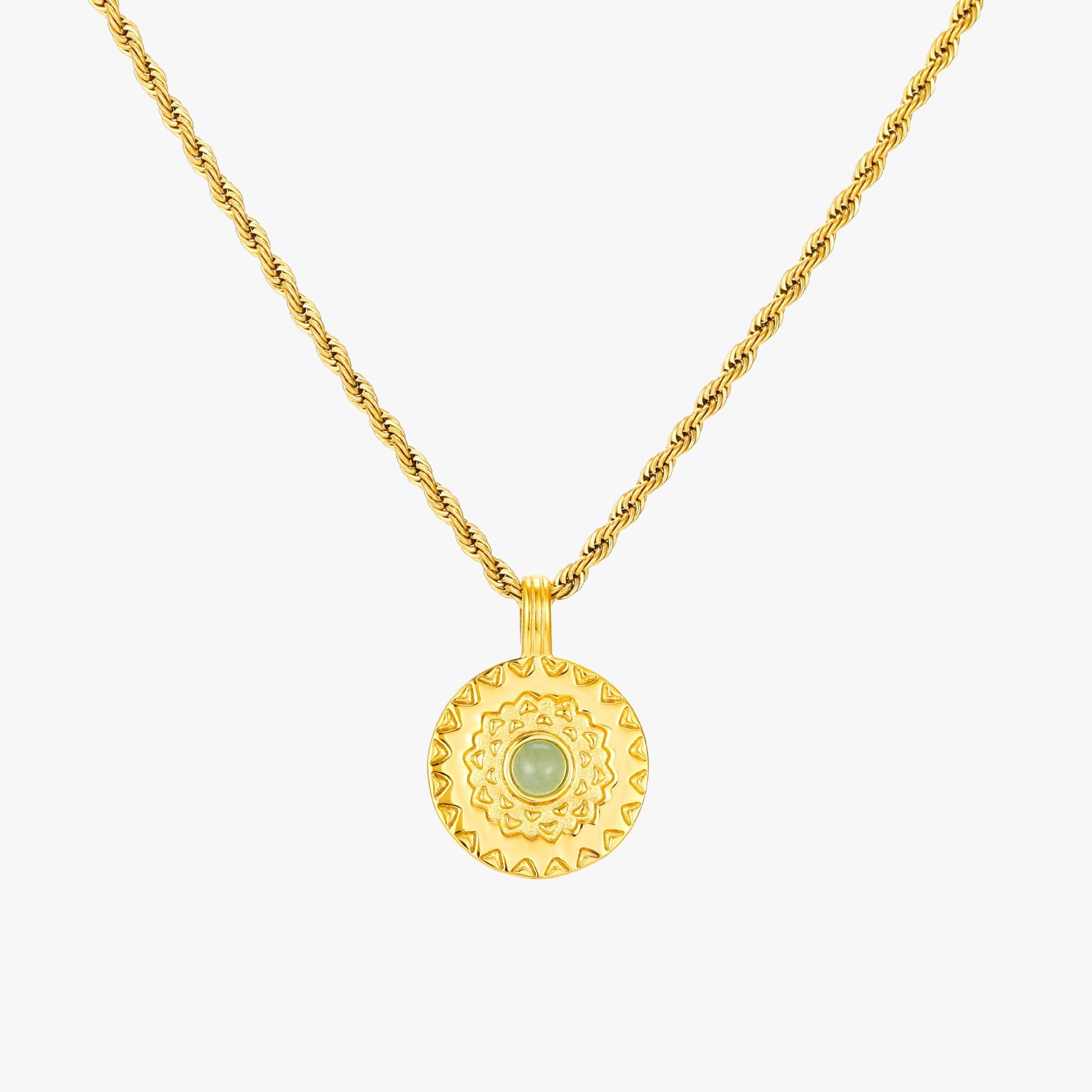 Athena Inca Sun Necklace