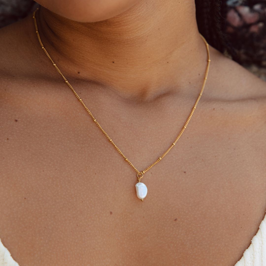 Athena Baroque Pearl Pendant