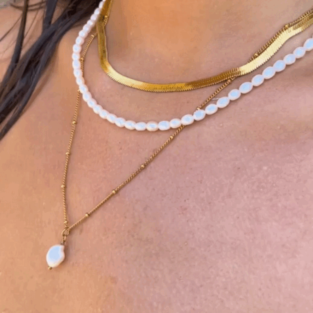 Athena "Kauai" Herringbone Choker
