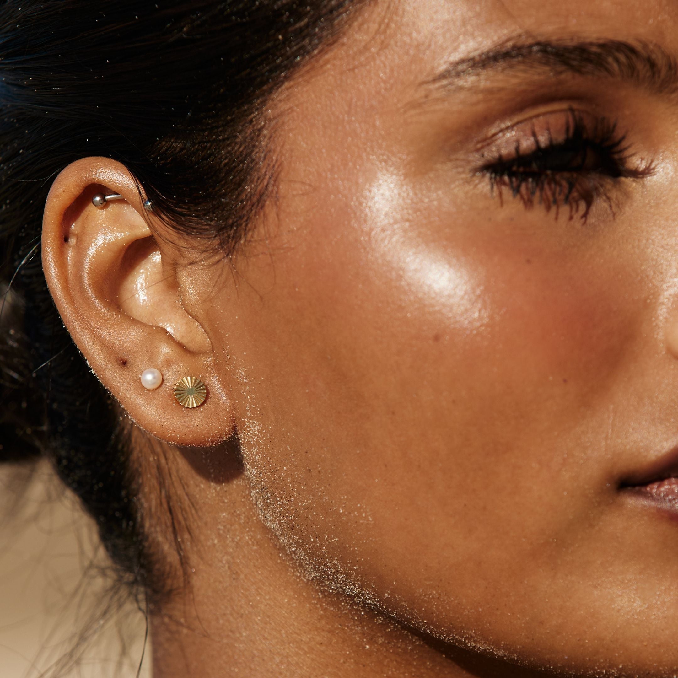 Athena Pearl Stud Earrings