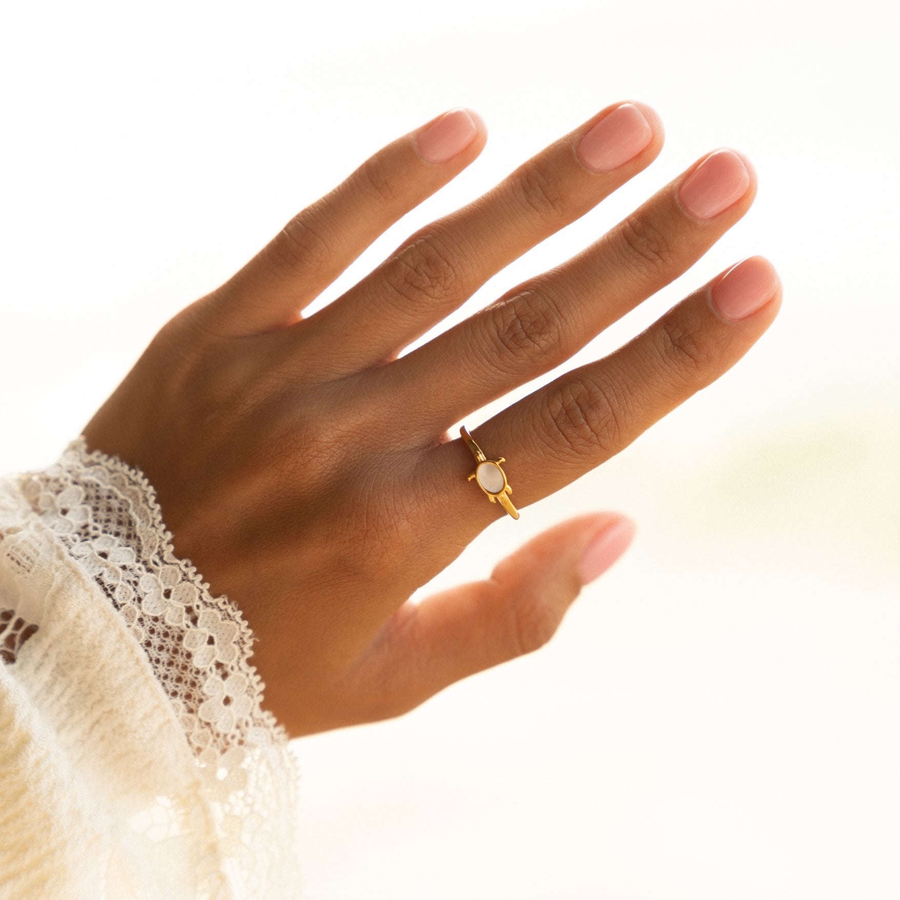 Athena Sea Turtle Ring