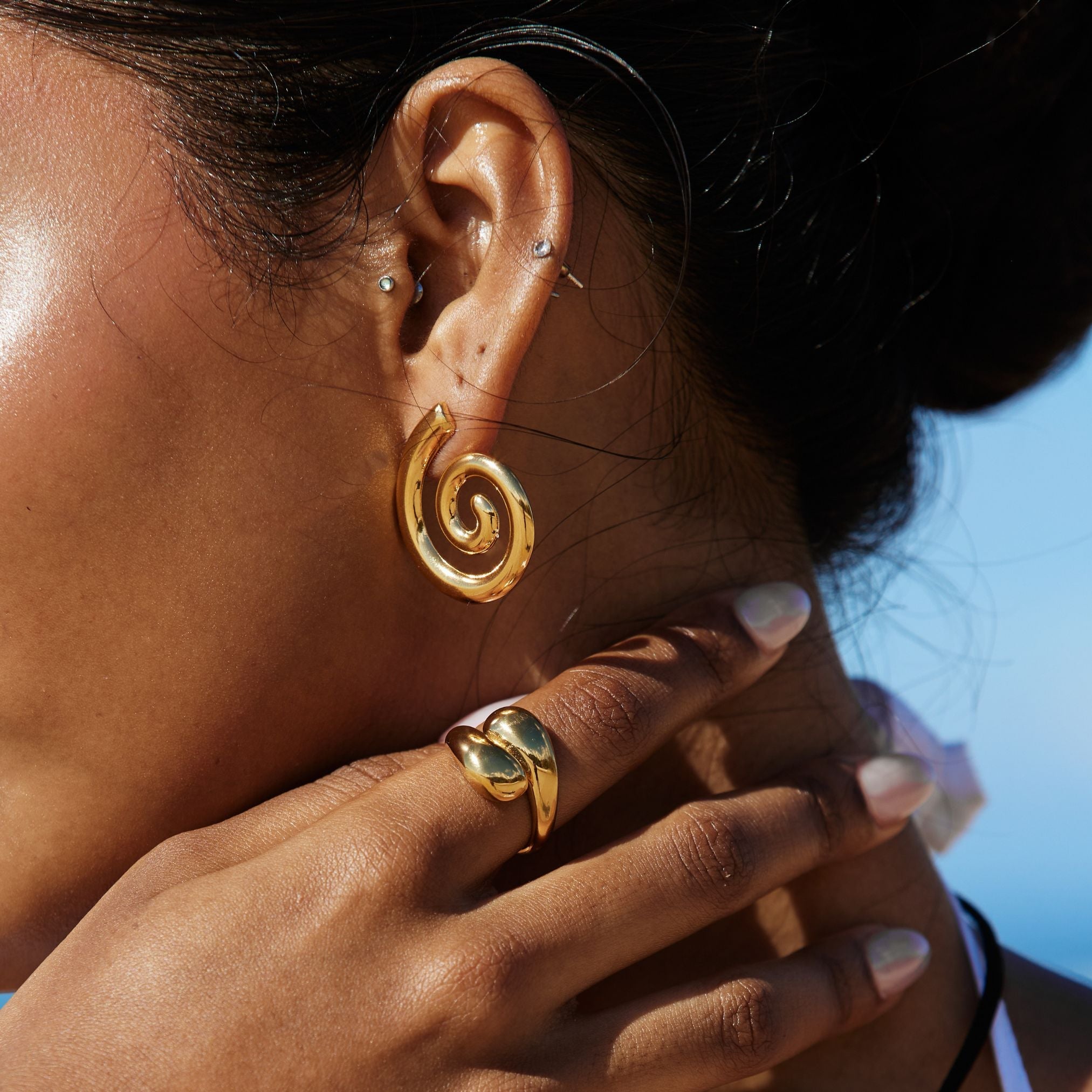 Athena Double Twist Ring