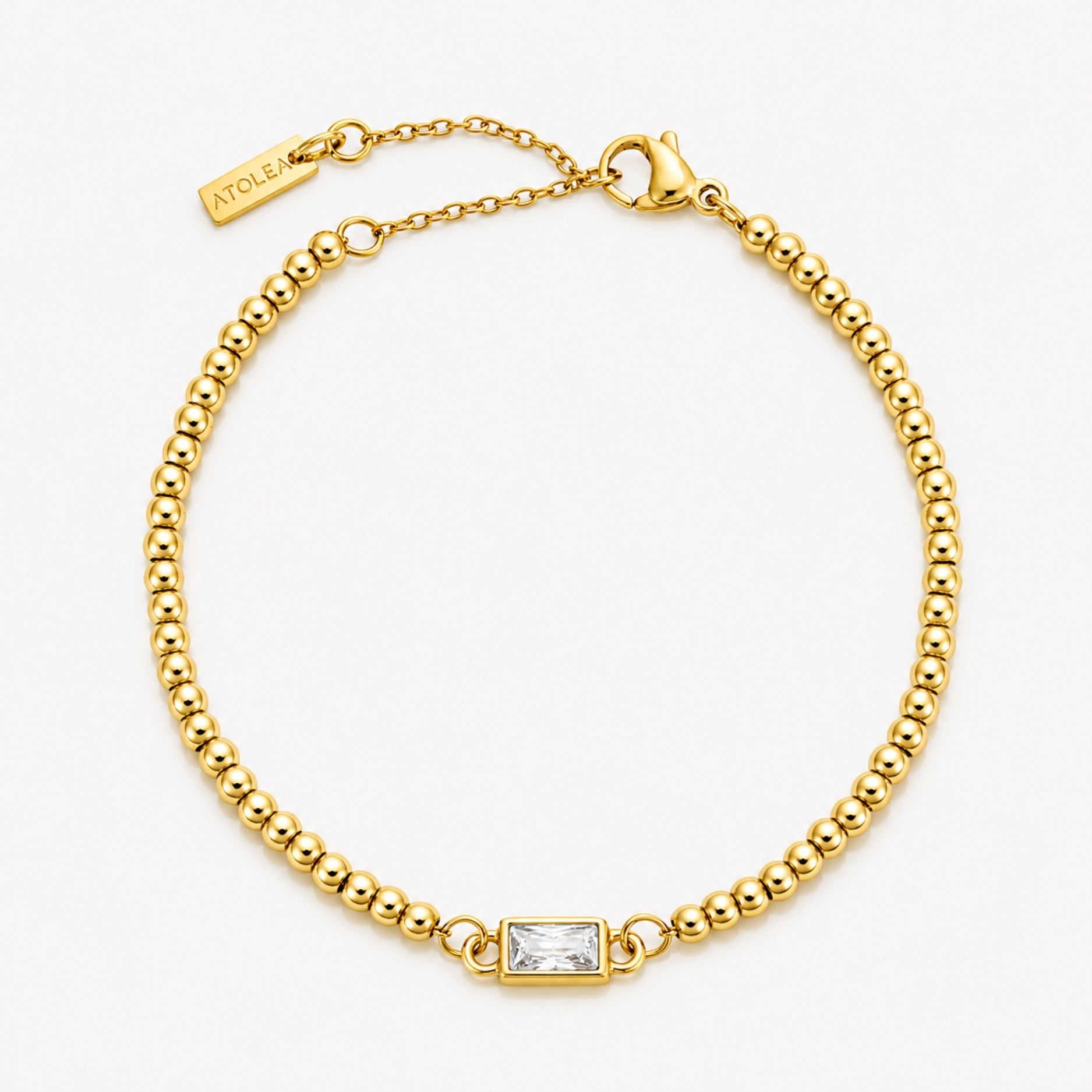 Athena Beaded Birthstone Bracelet