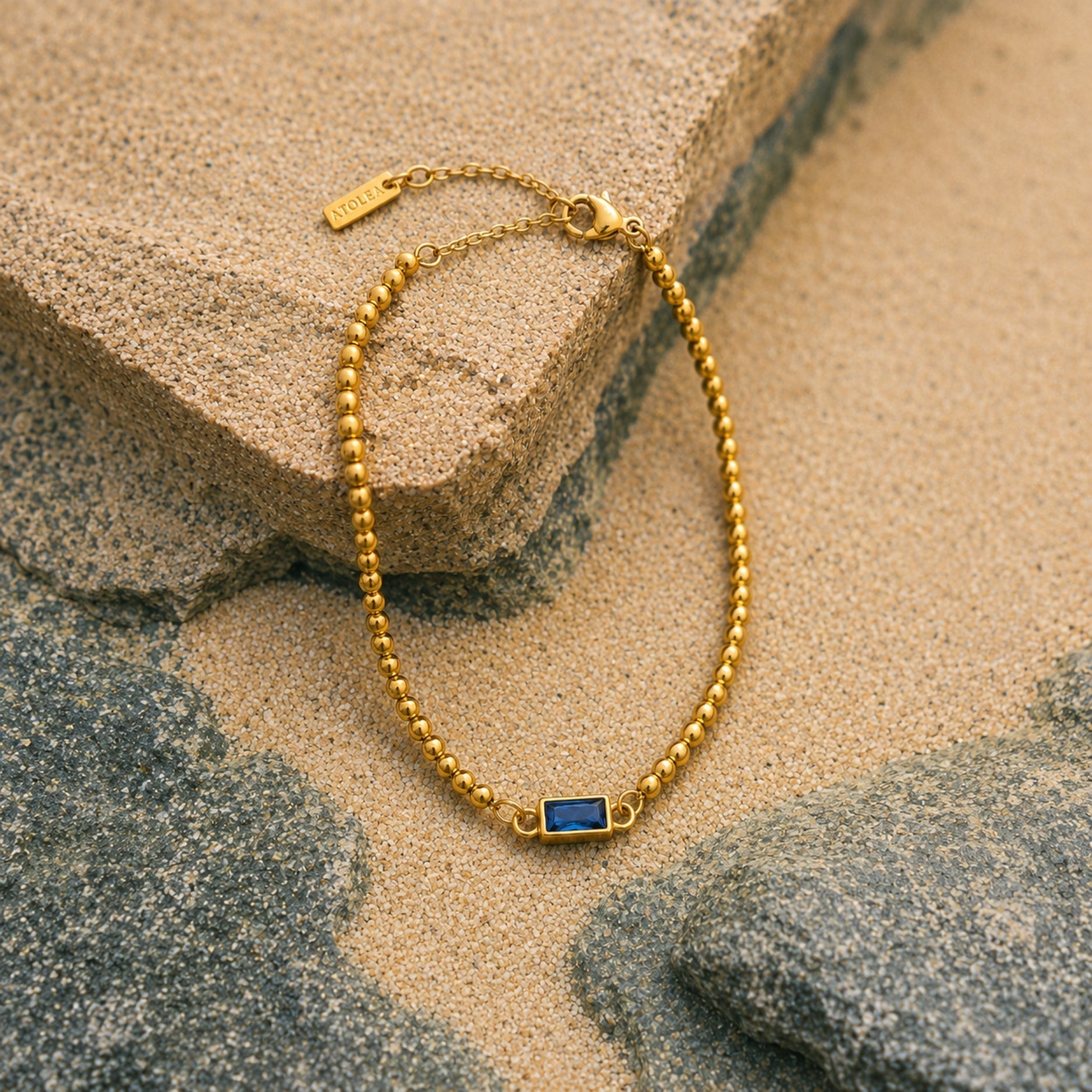 Athena Beaded Birthstone Bracelet
