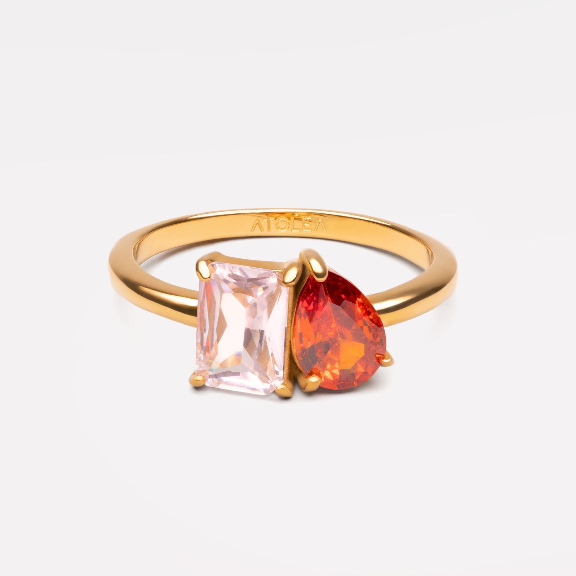Athena Toi et Moi Birthstone Ring