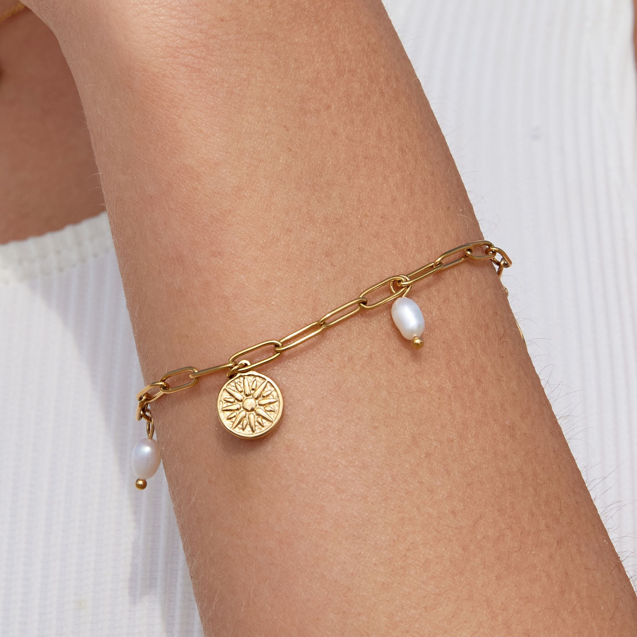 Athena Golden Sun Bracelet