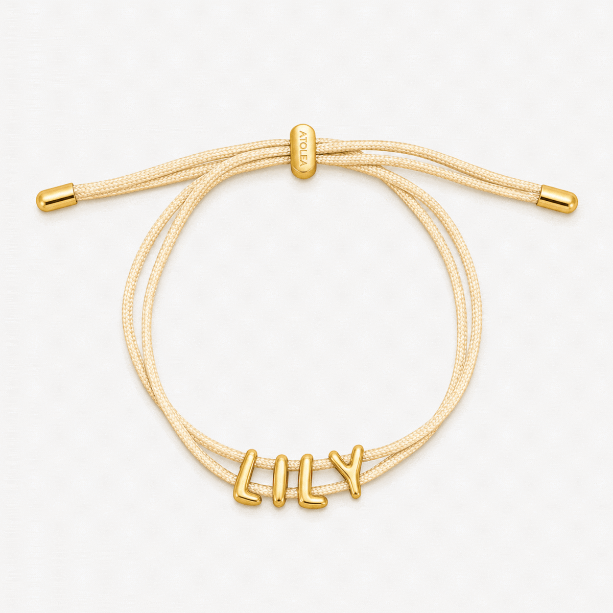 Athena Bubble Name Bracelet