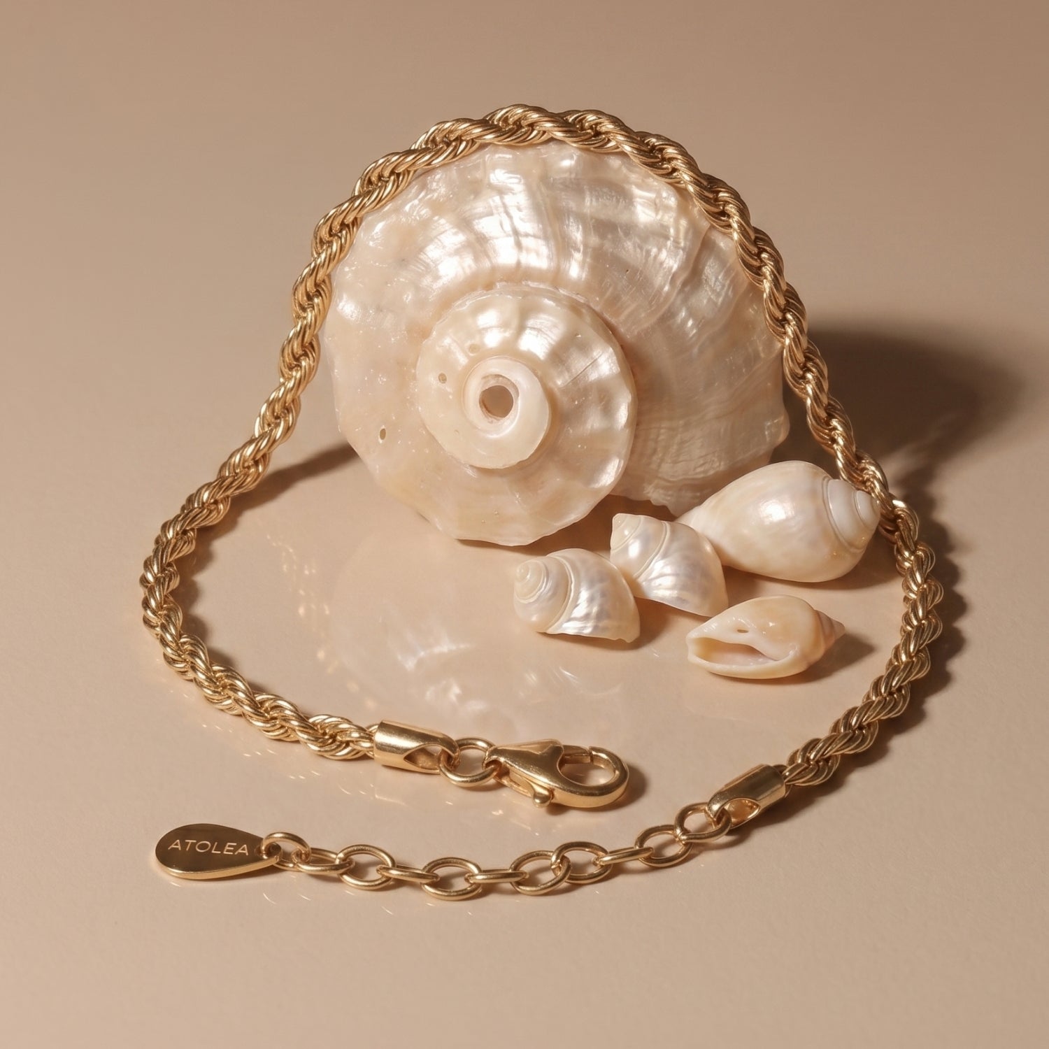 Athena "Calvi" Rope Chain Bracelet