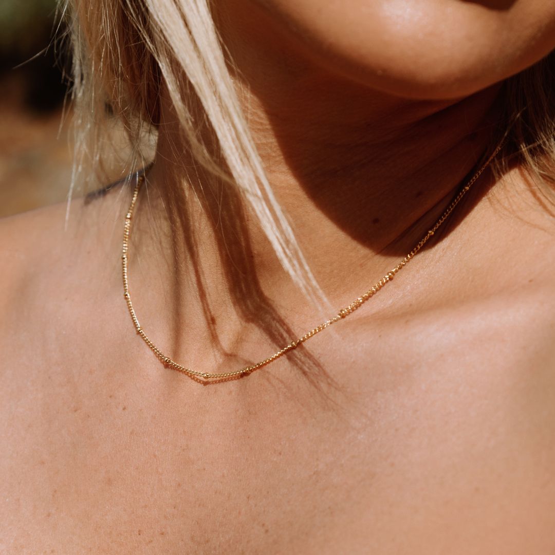 Athena "Capri" Beaded Choker