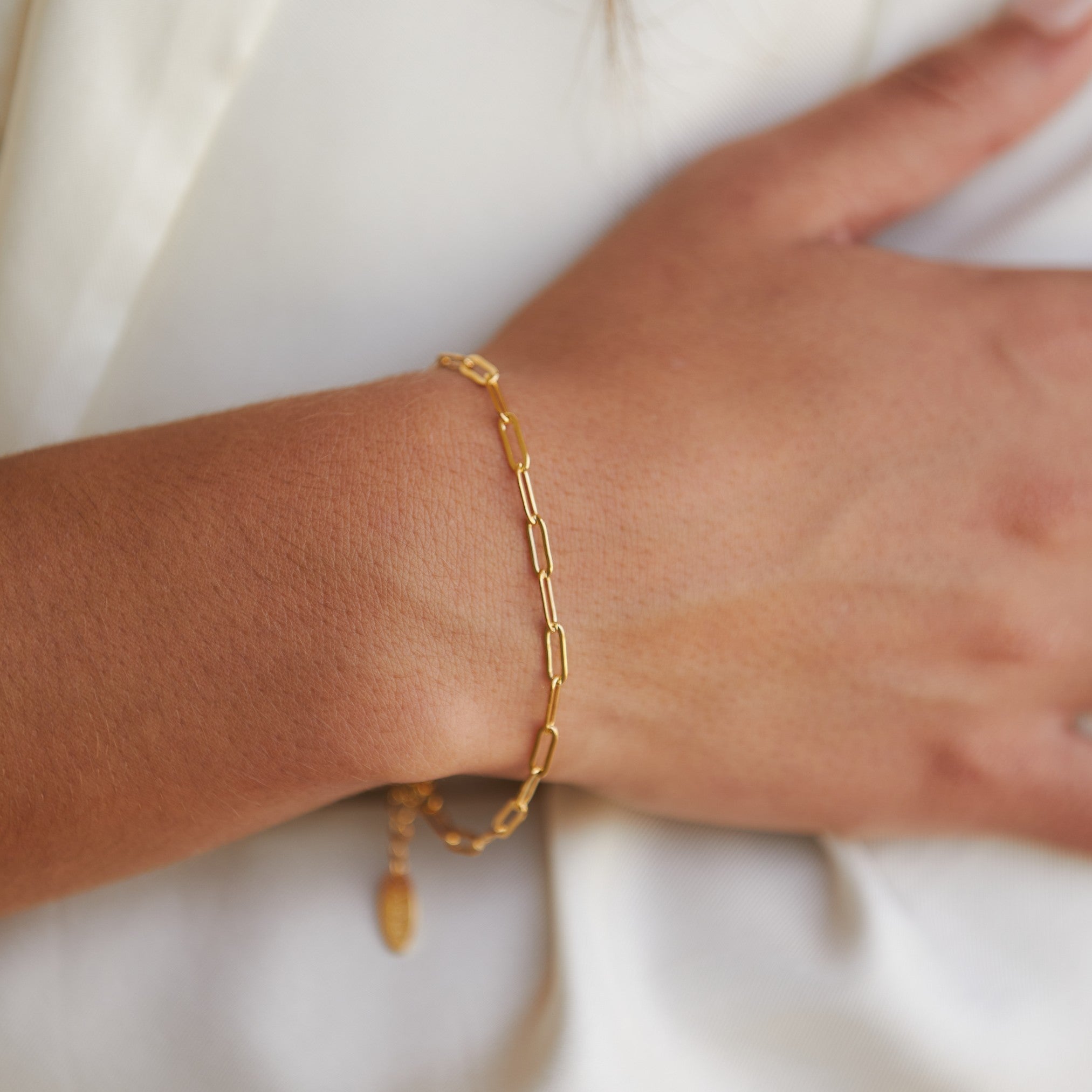 Athena "Cozumel" Paperclip Bracelet
