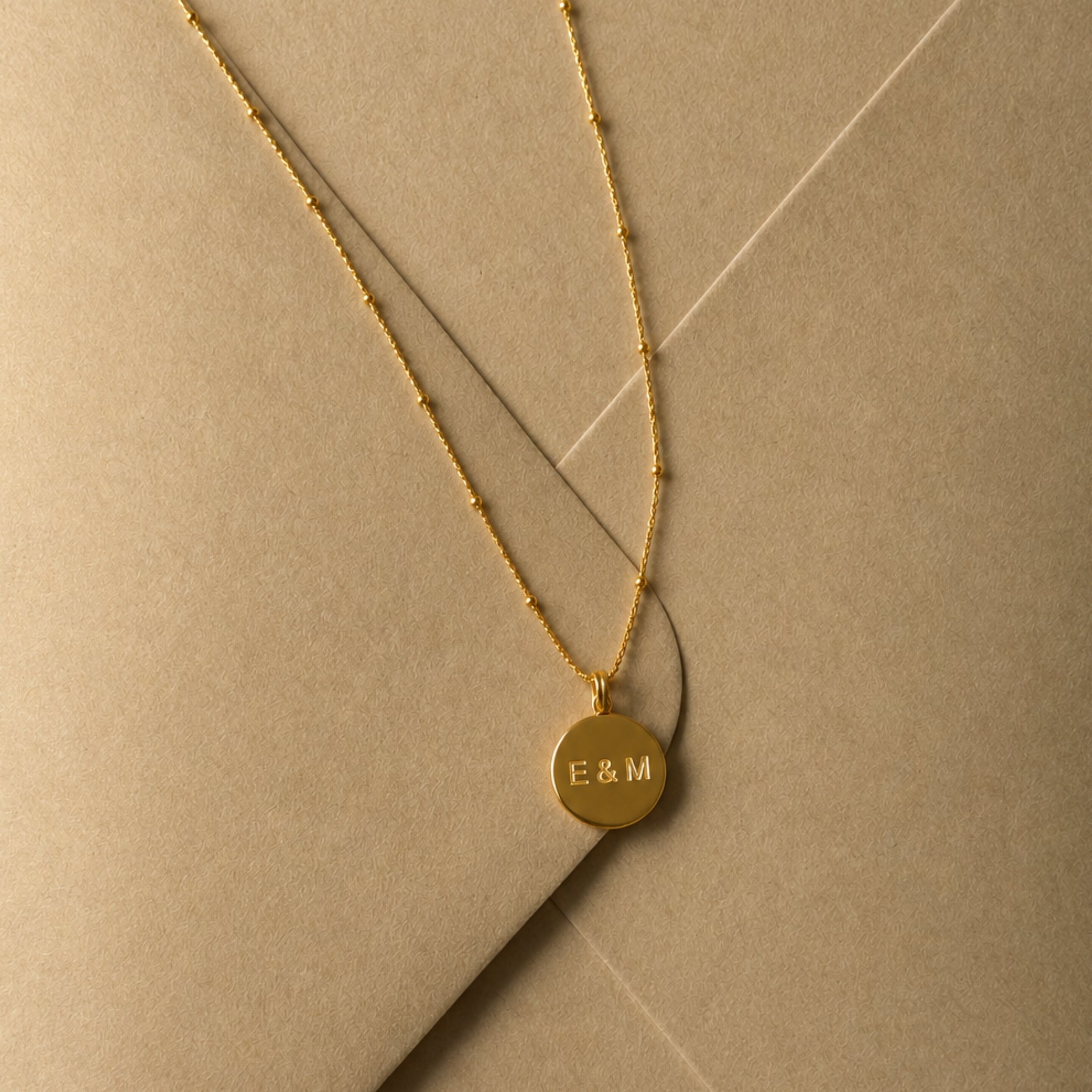 Athena Dainty Medallion Necklace