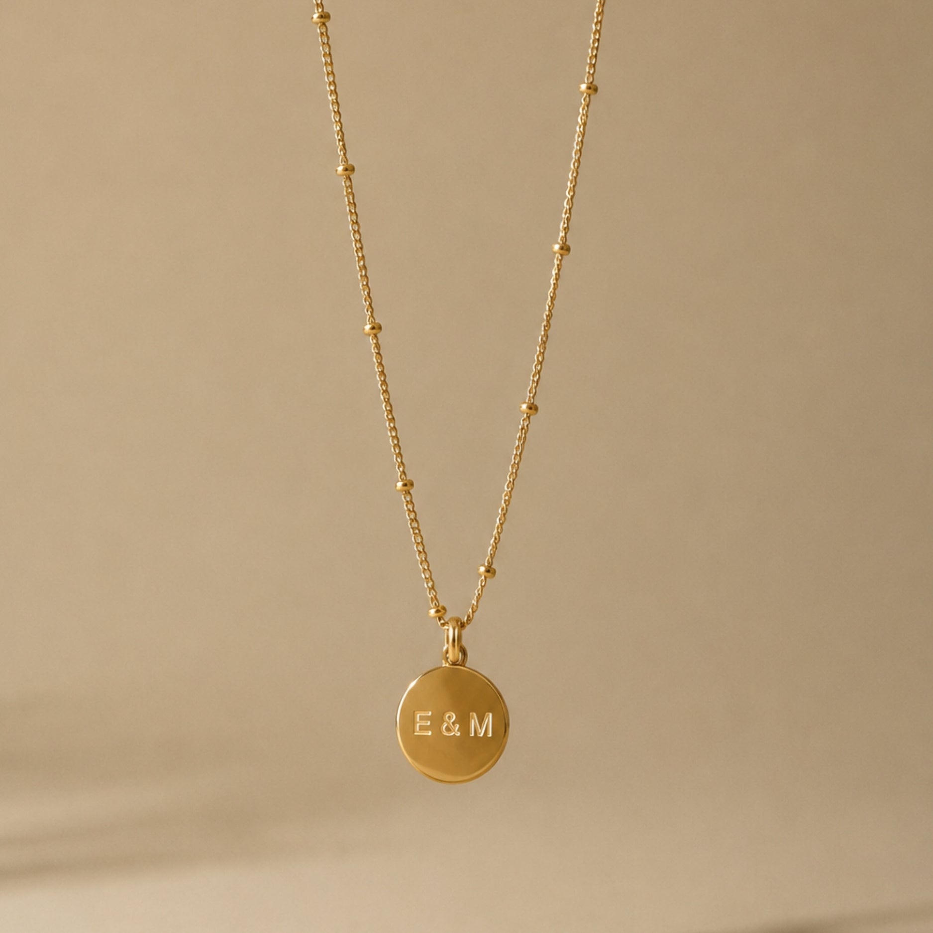 Athena Dainty Medallion Necklace
