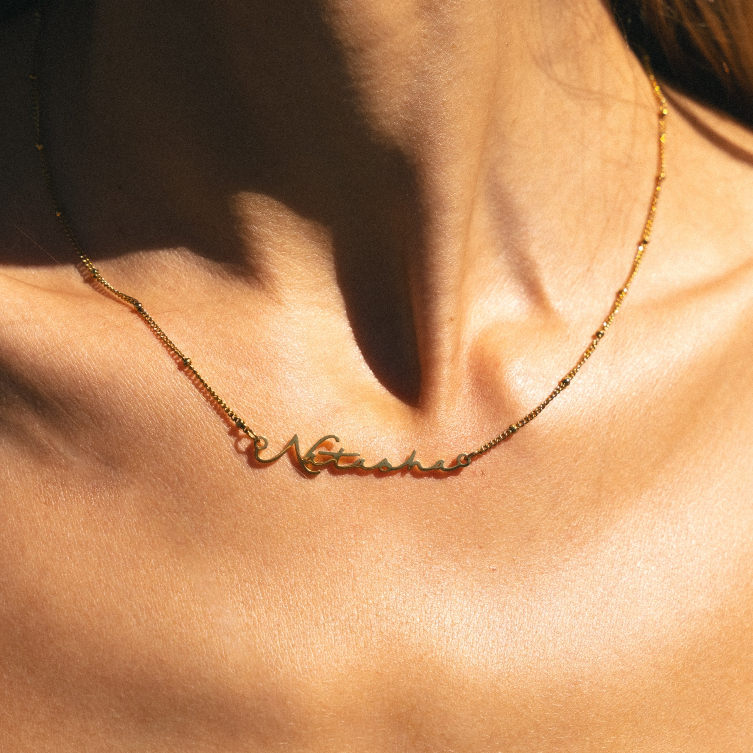 Athena Name Necklace