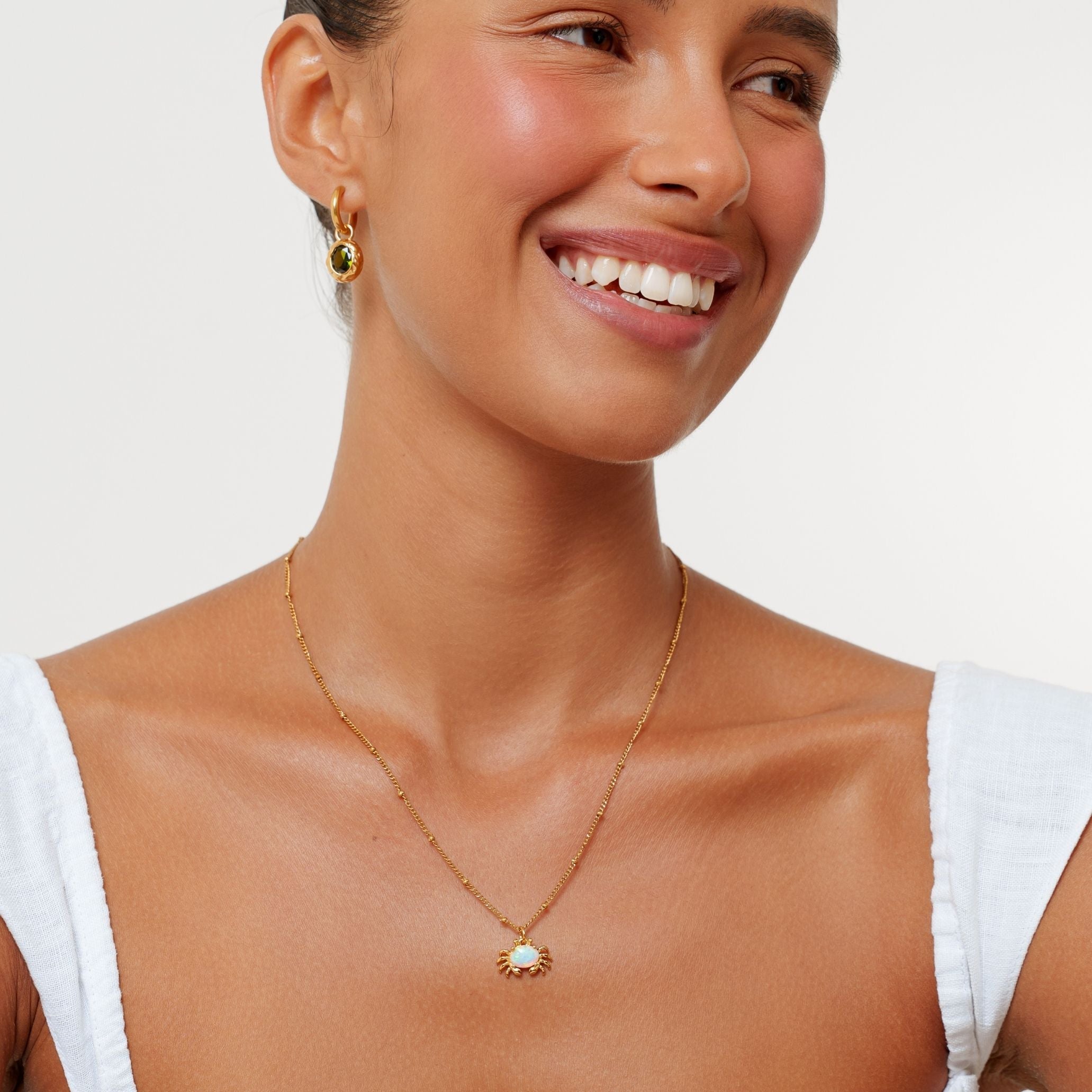 Athena Crab Necklace