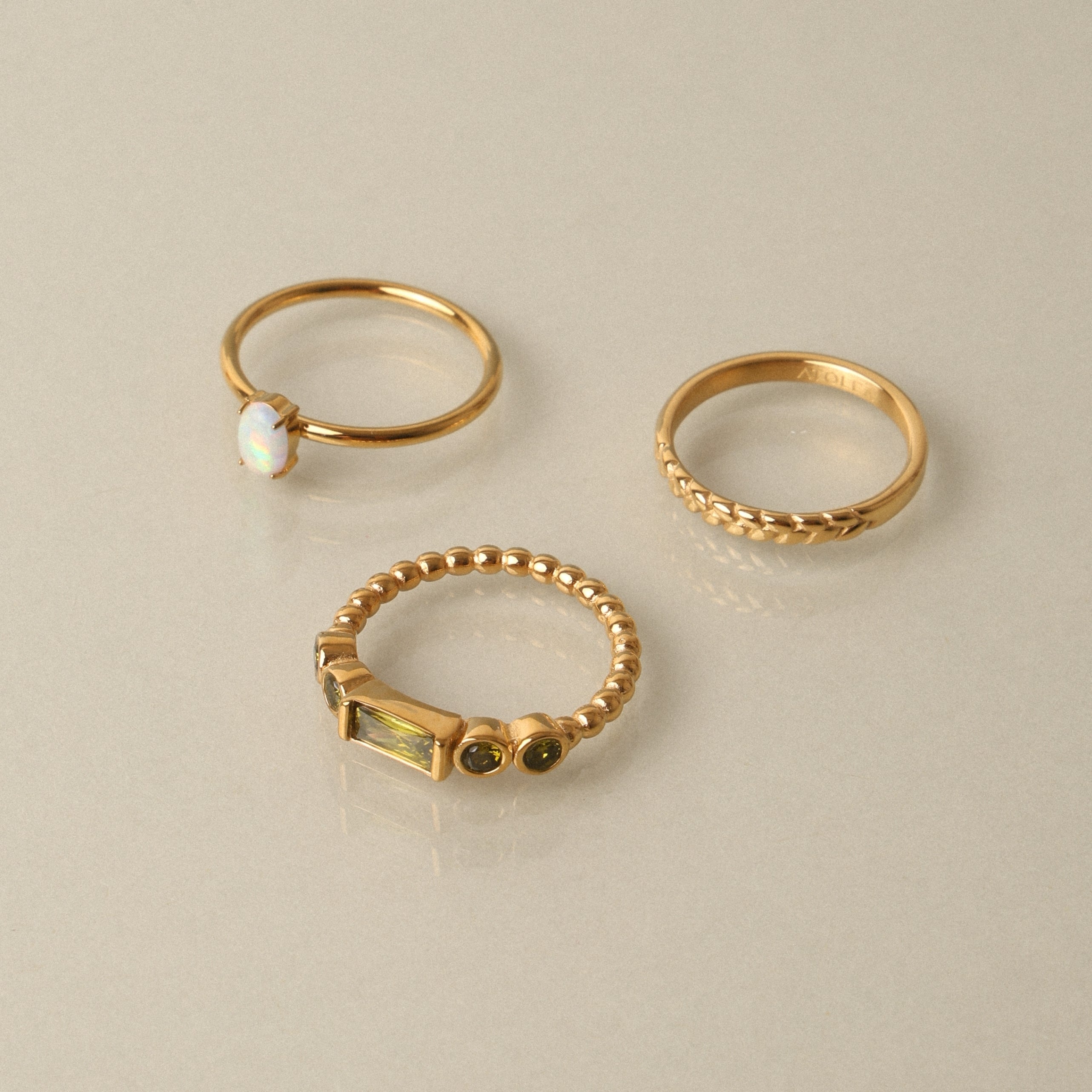 Athena Laurel Crown Ring