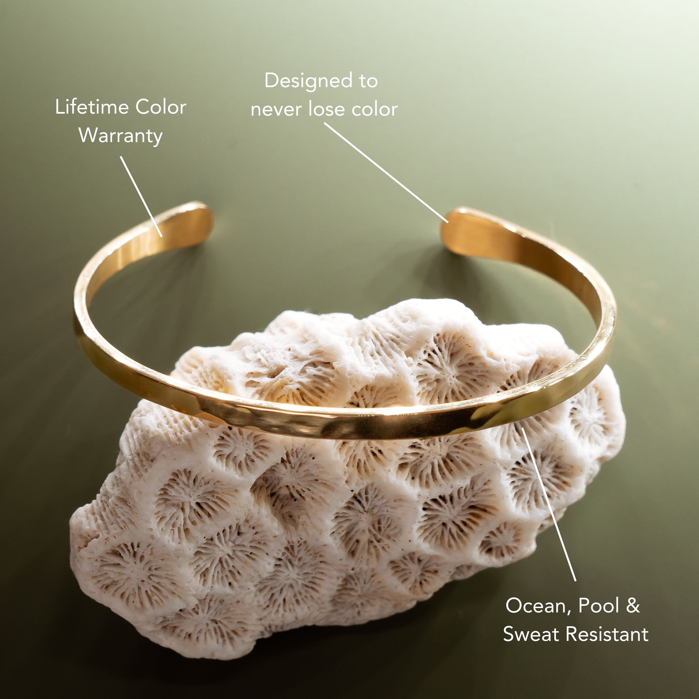 Athena Hammered Cuff