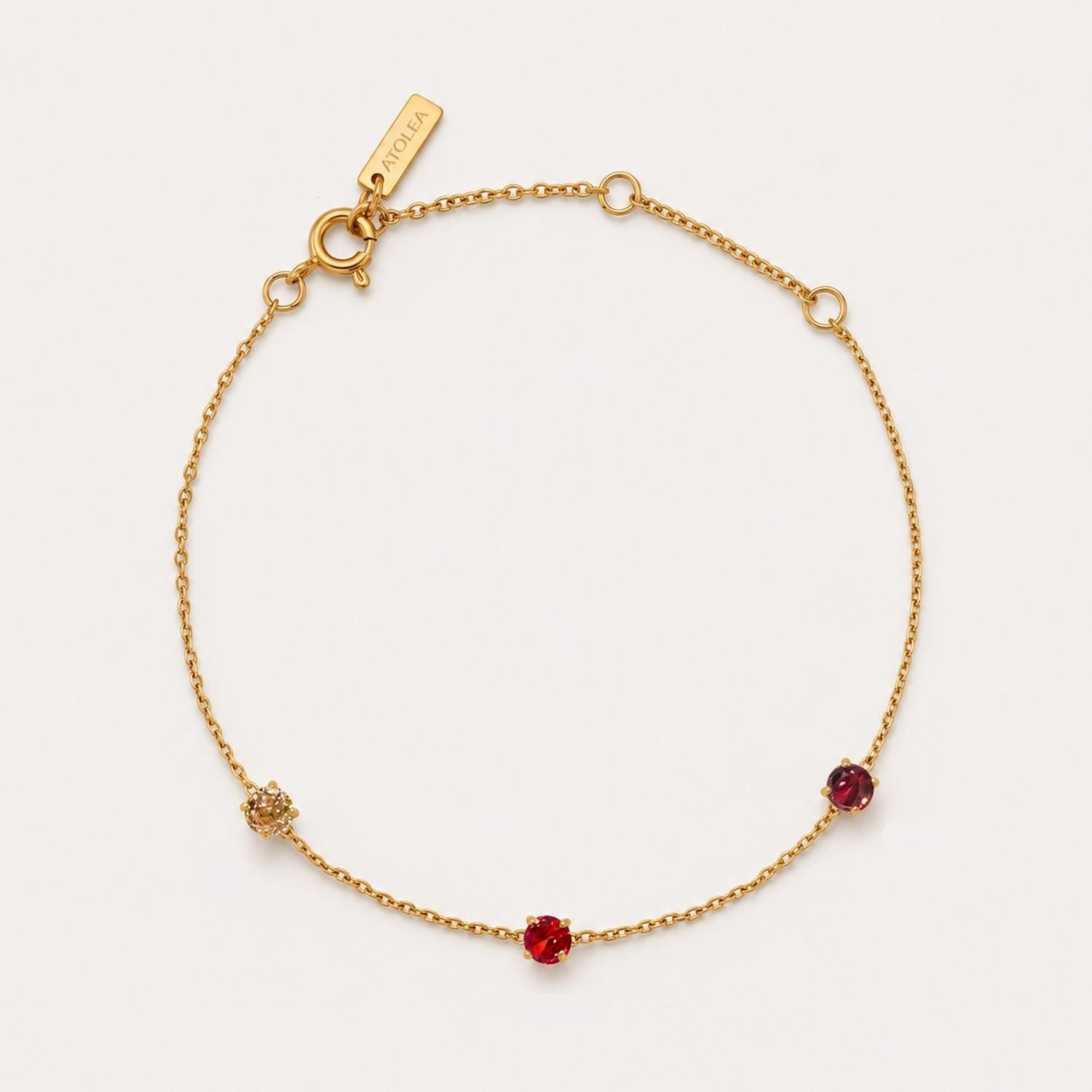 Athena Custom Birthstone Bracelet
