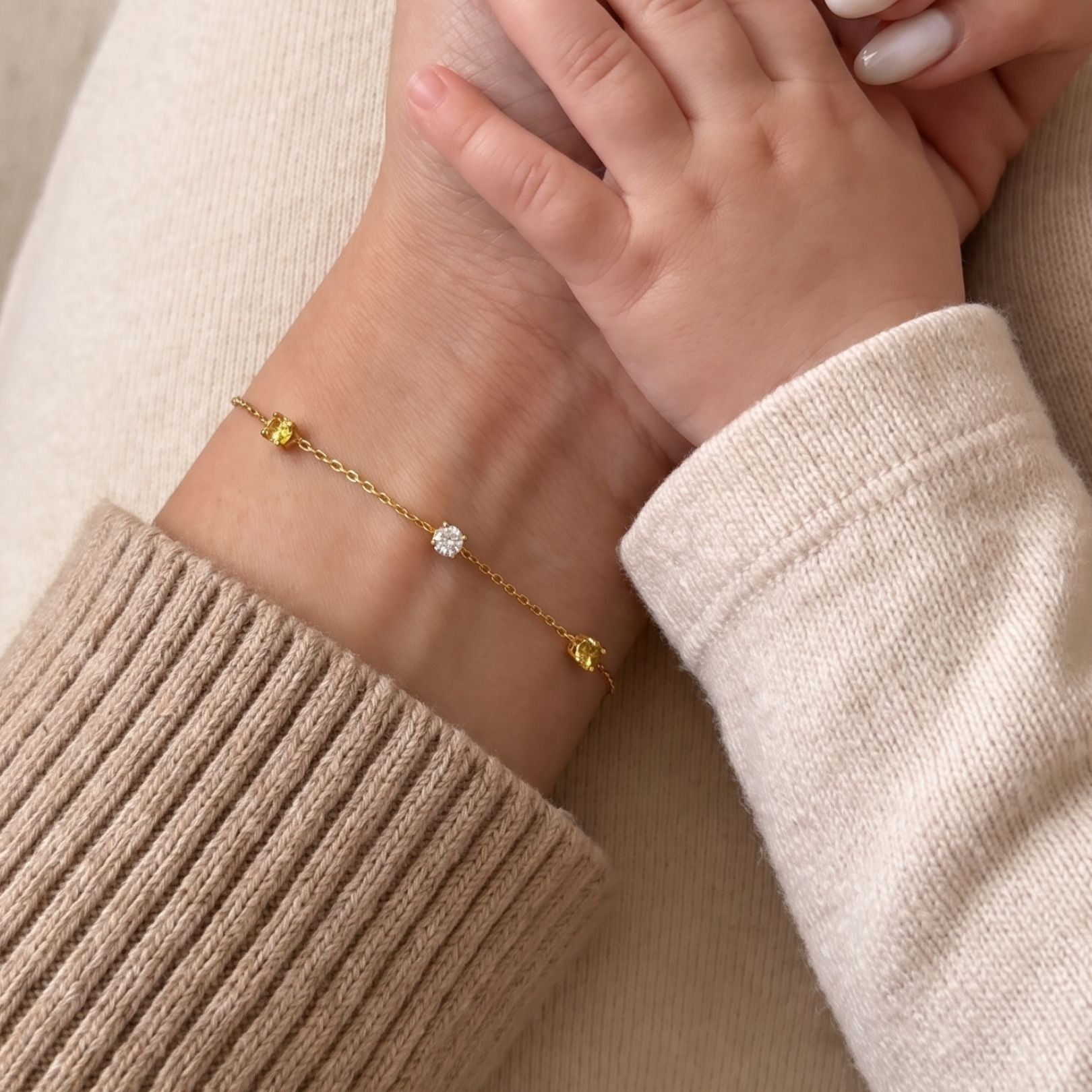 Athena Custom Birthstone Bracelet