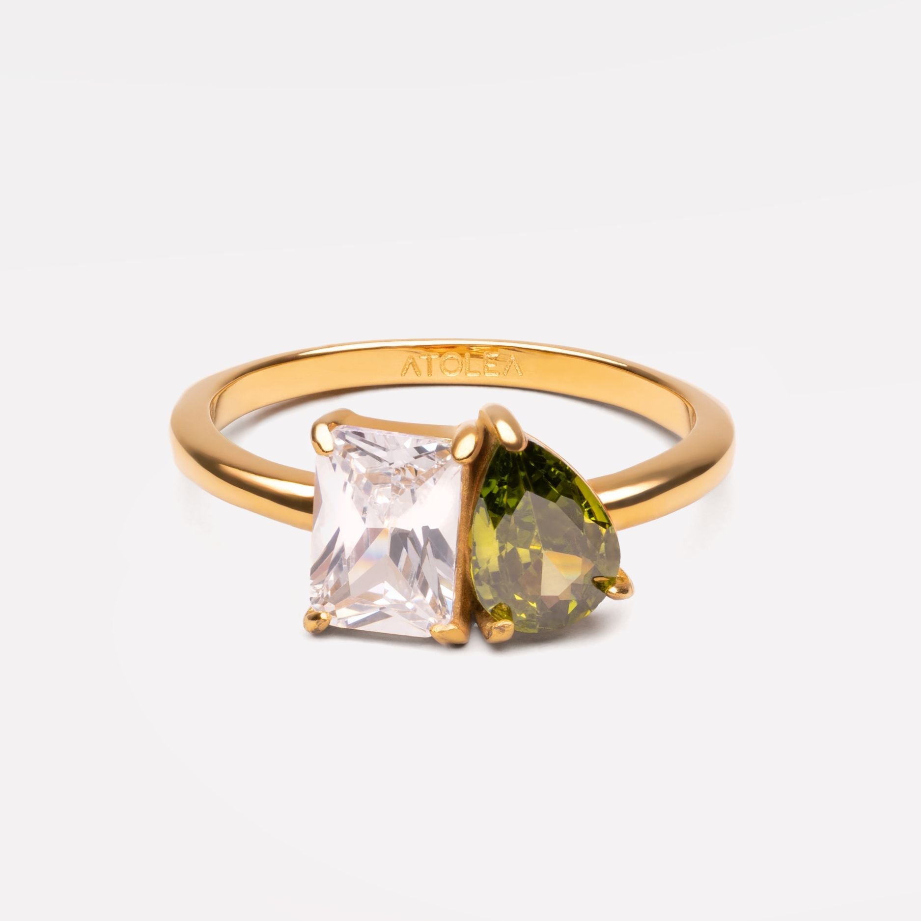 Athena Toi et Moi Birthstone Ring