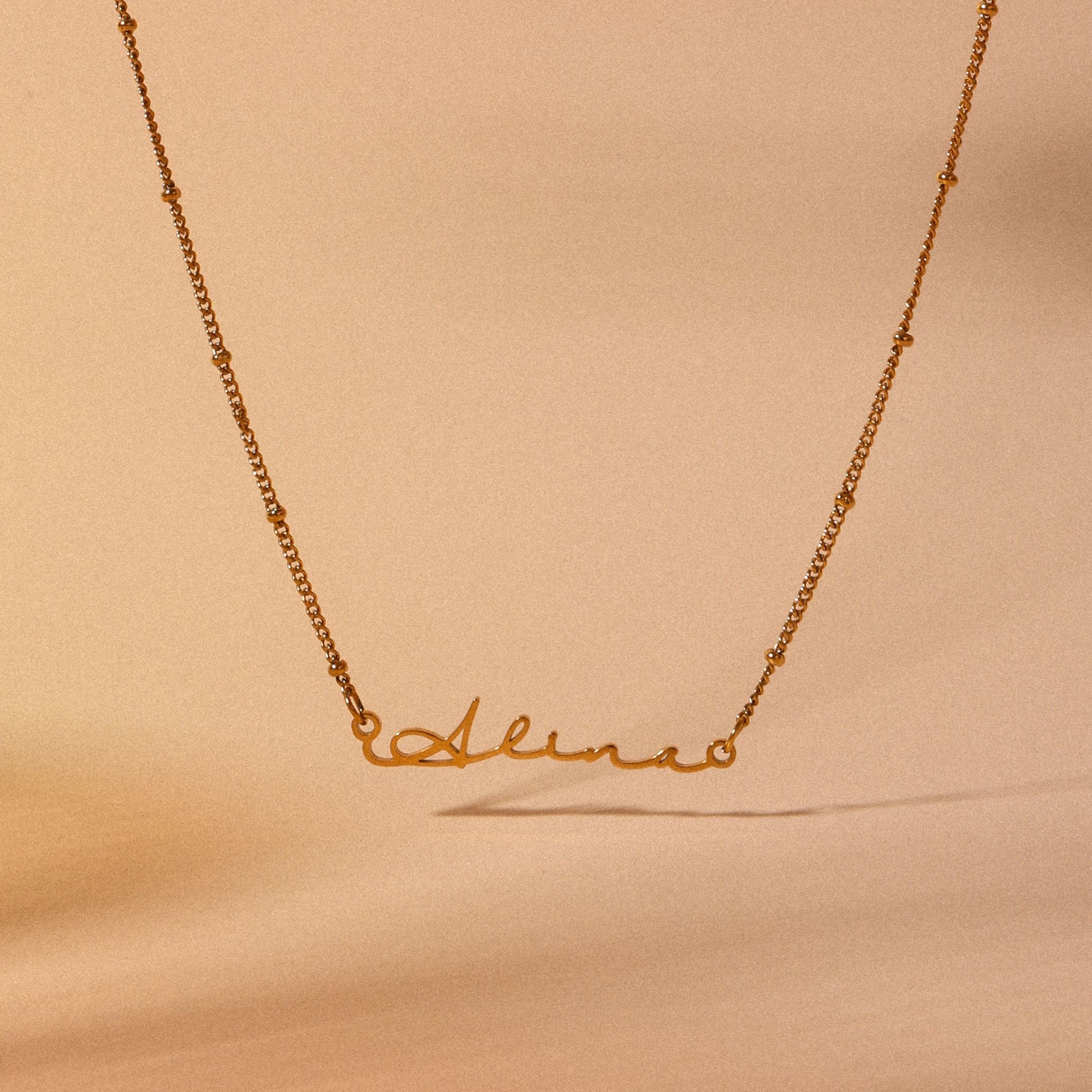 Athena Name Necklace