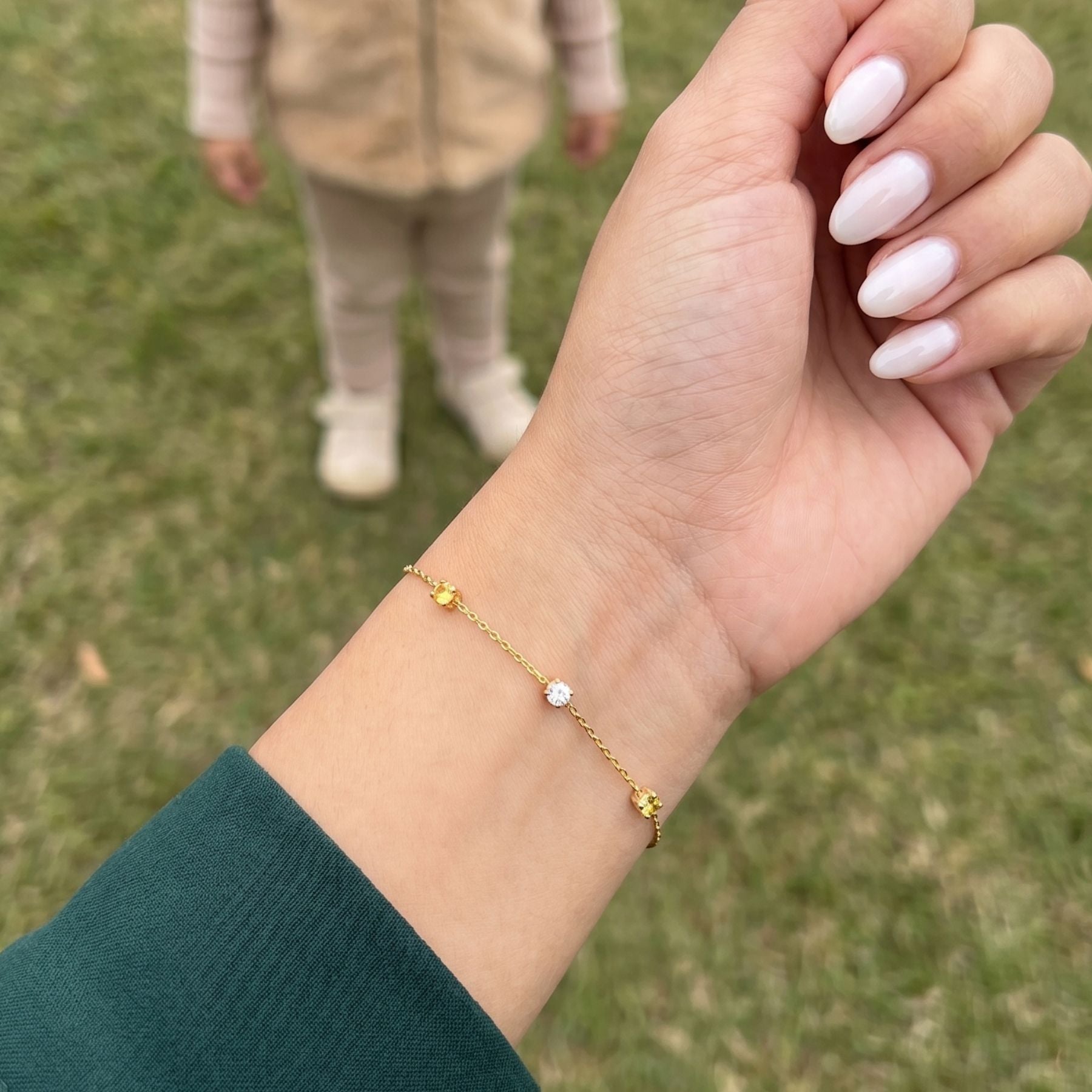 Athena Custom Birthstone Bracelet