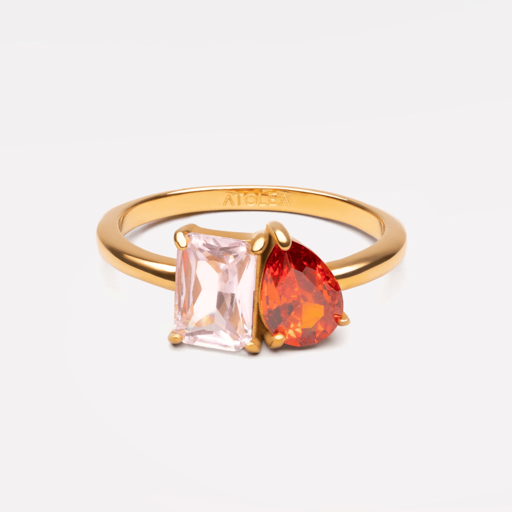 Athena Toi et Moi Birthstone Ring