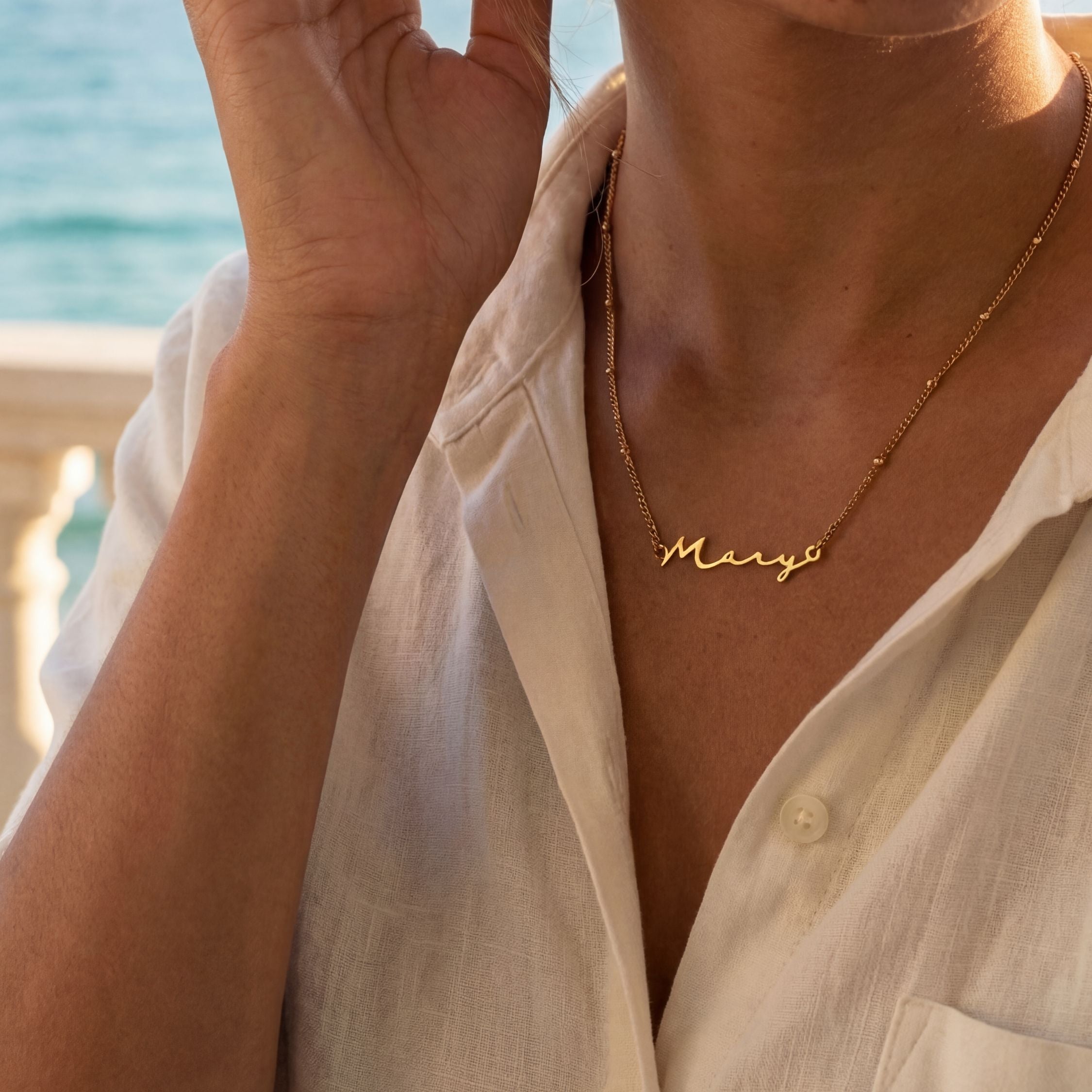 Athena Name Necklace