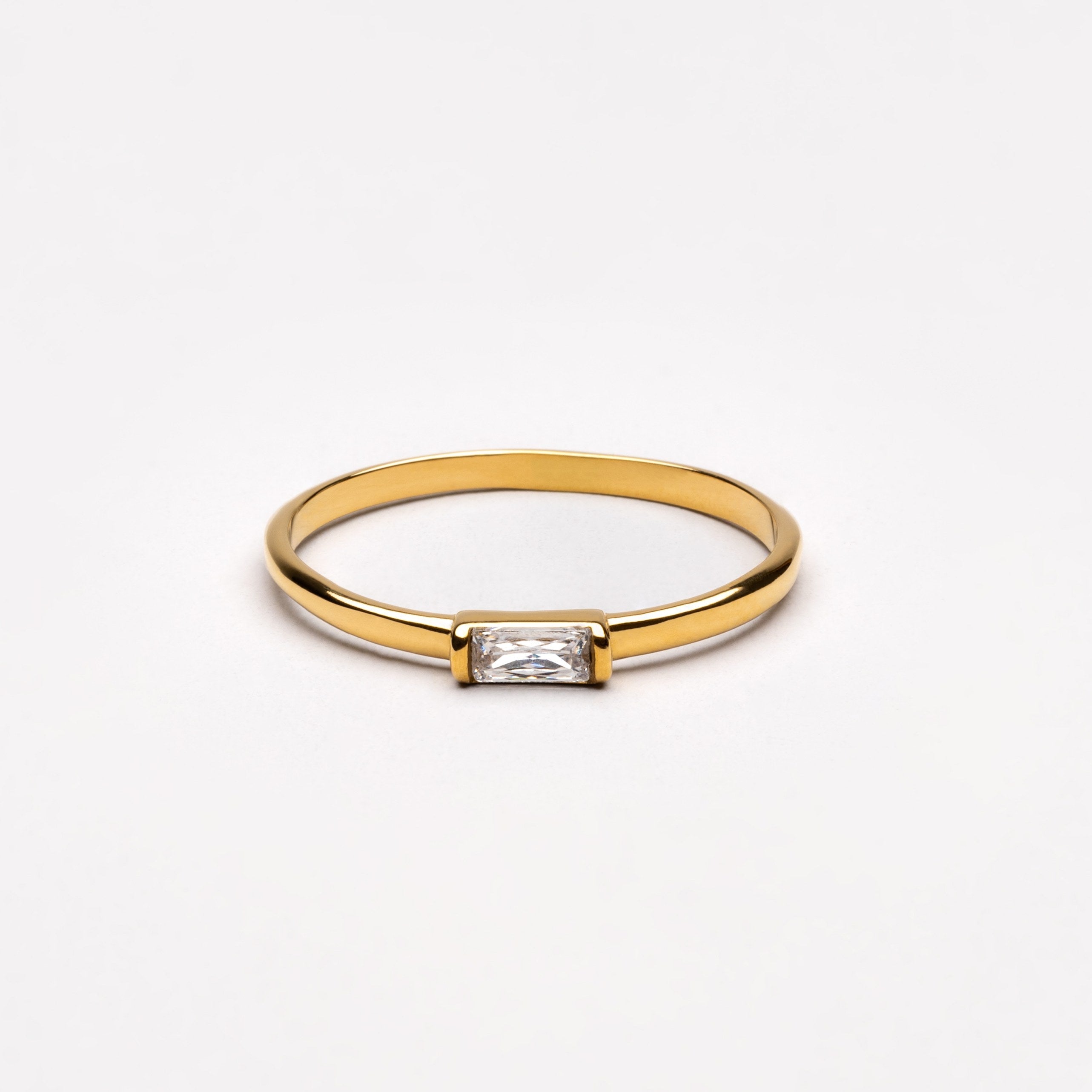 Athena Dainty Crystal Ring