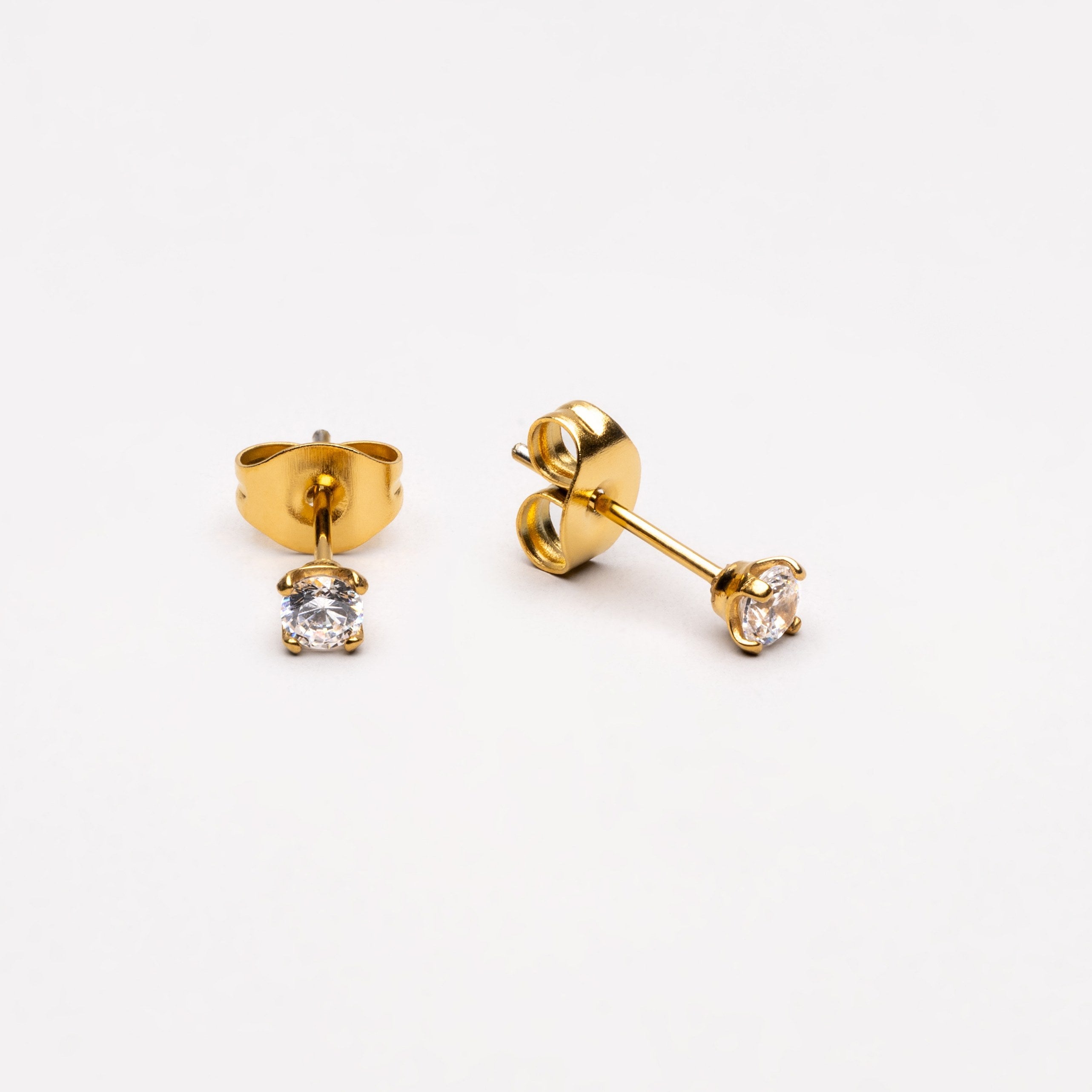 Athena Zircon Stud Earrings